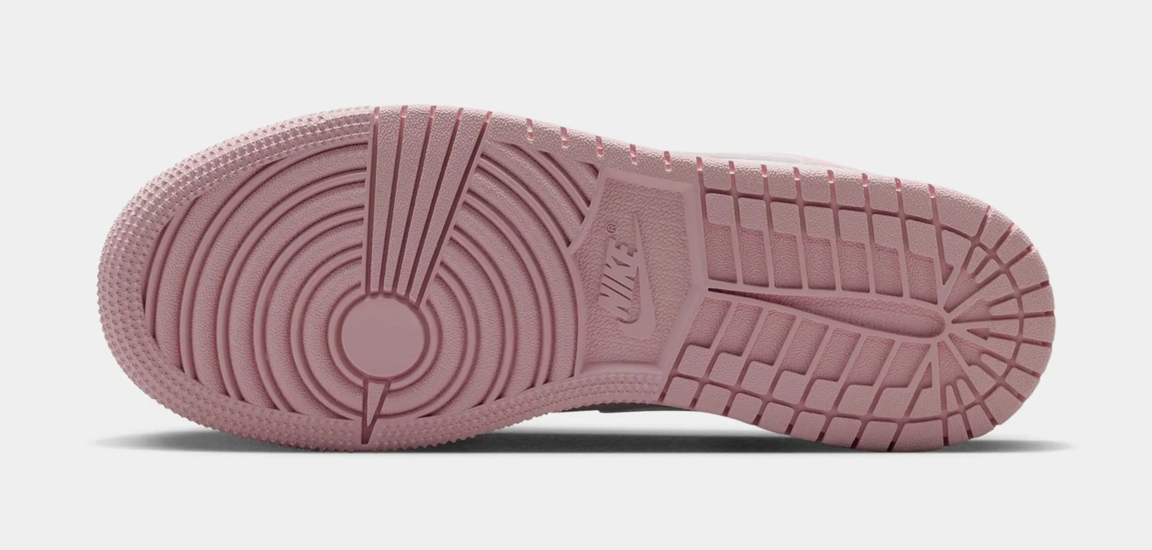 Air Jordan 1 Low Grade School Lifestyle Shoes (Medium Soft Pink/White/Pearl Pink)