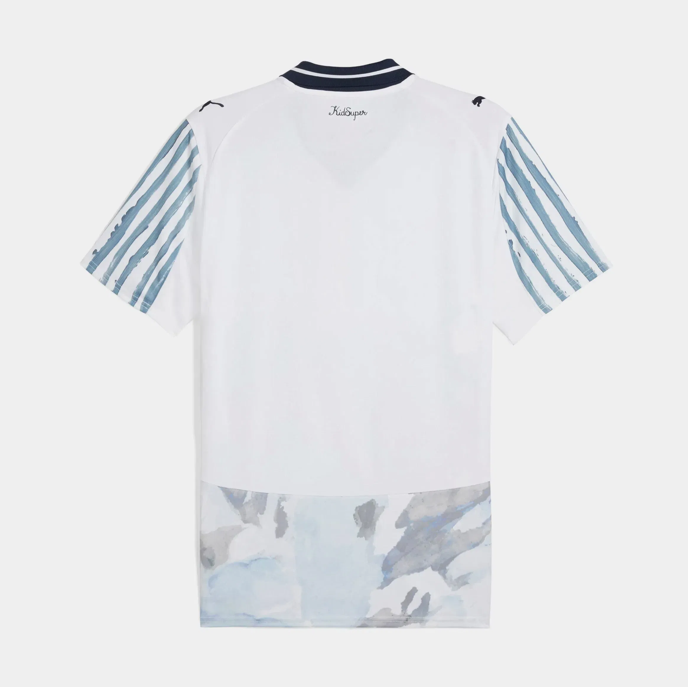 Puma Kidsuper Striped World Cup Away Womens Jersey (White/Navy)