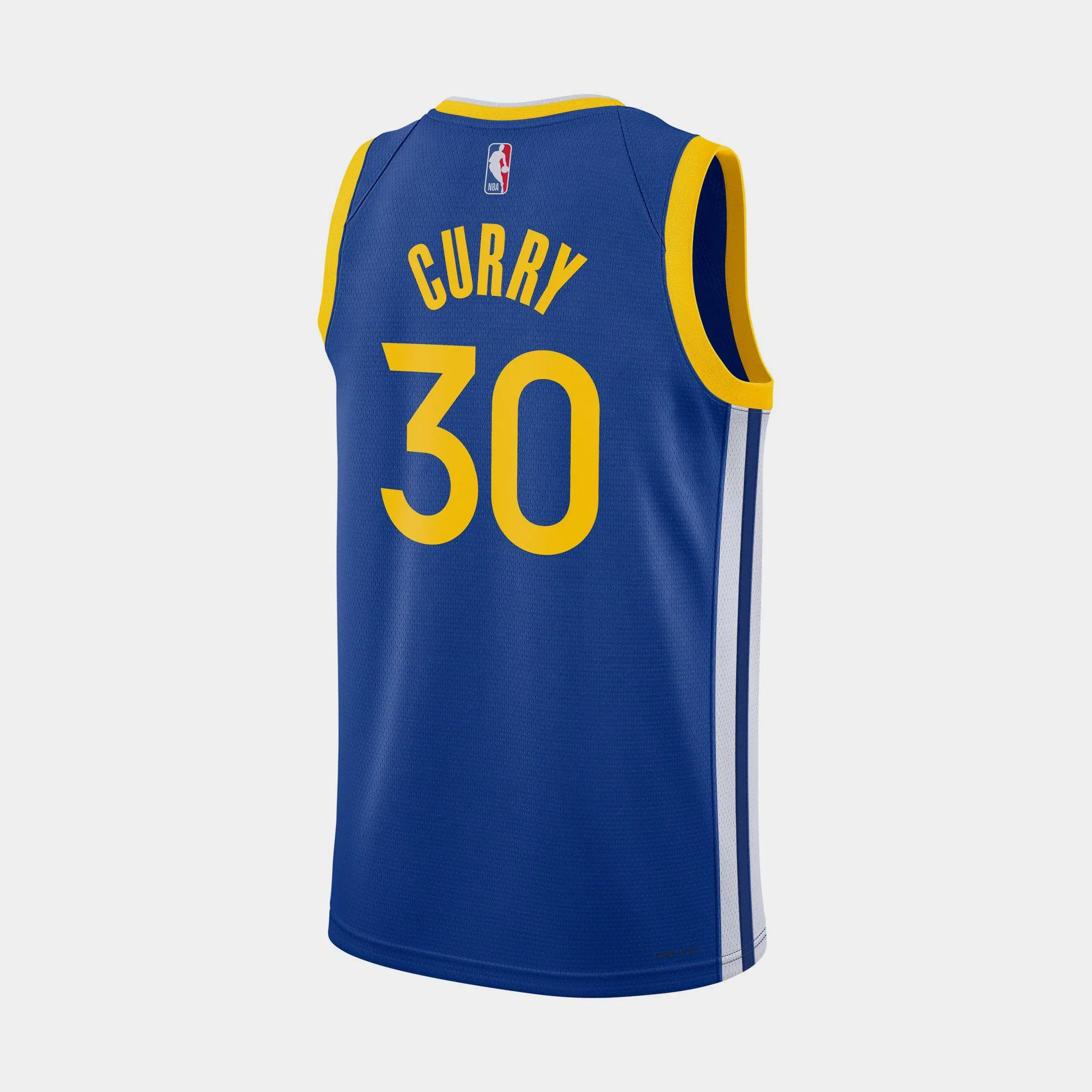 Nike Golden State Warriors Icon Edition Dri Fit Mens Jersey (Rush Blue)
