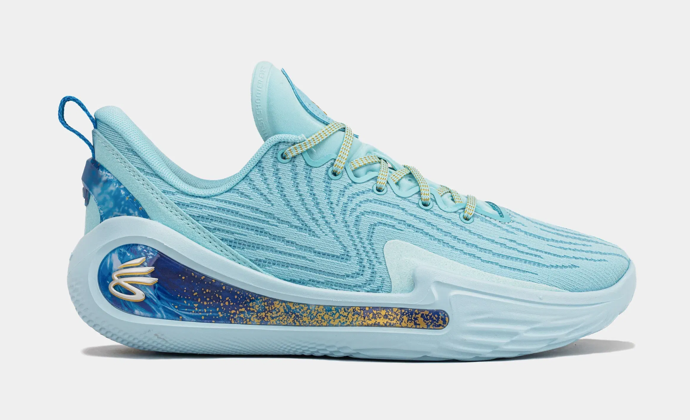 Under Armour Curry Flow 12 Pisces Mens Basketball Shoes (Stream/White)