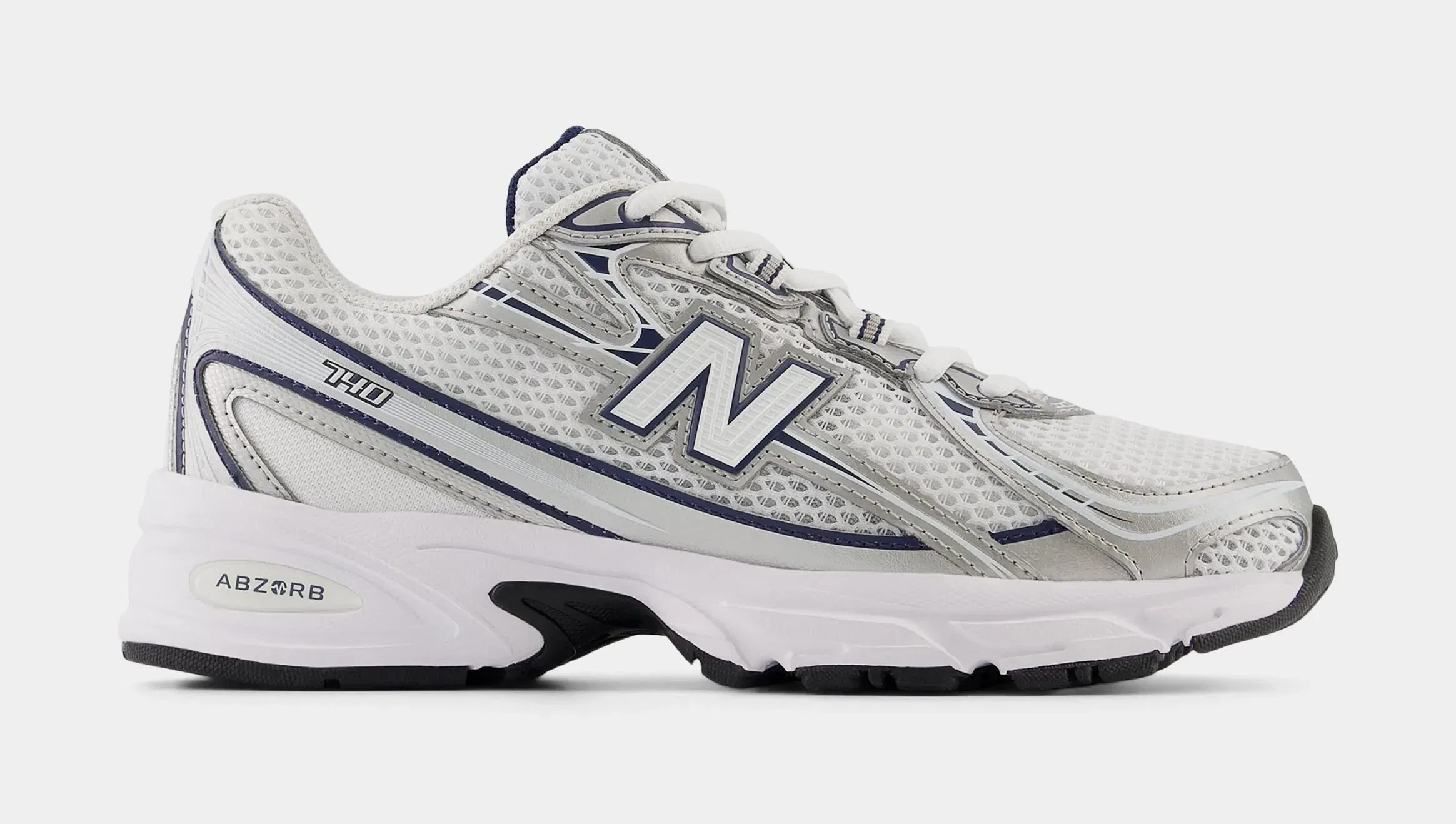 NEWBALANCE 740 Mens Running Shoes (NB Navy/White/Shadow Grey)