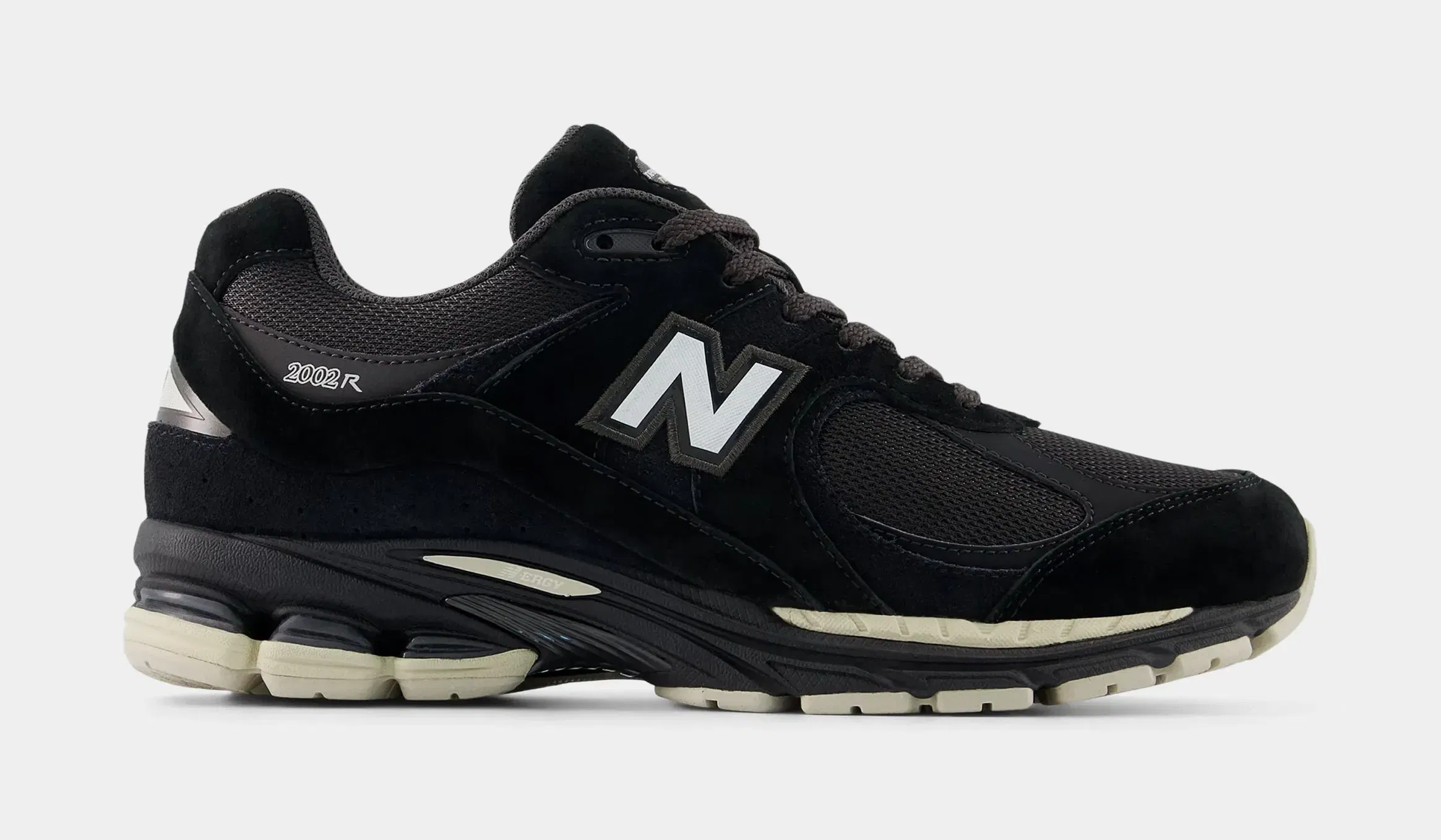 NEWBALANCE 2002R Mens Running Shoes (Black/Timber Wolf/White)