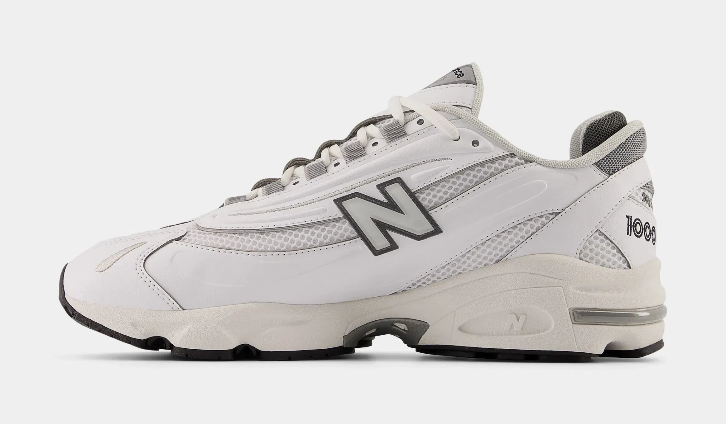 NEWBALANCE 1000 Mens Running Shoes (White/Silver)