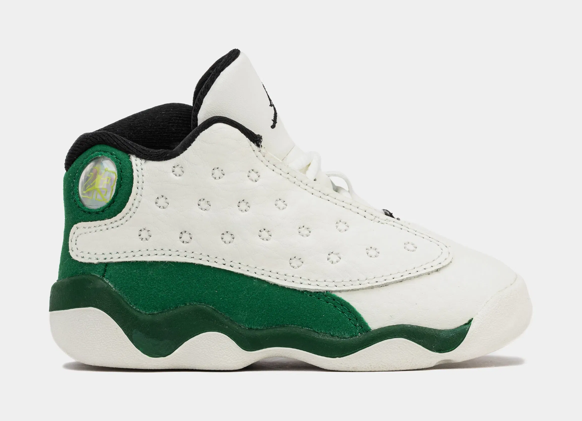 Air Jordan 13 Retro Court Of Legends Infant Toddler Lifestyle Shoes (Sail/Black/Pine Green)