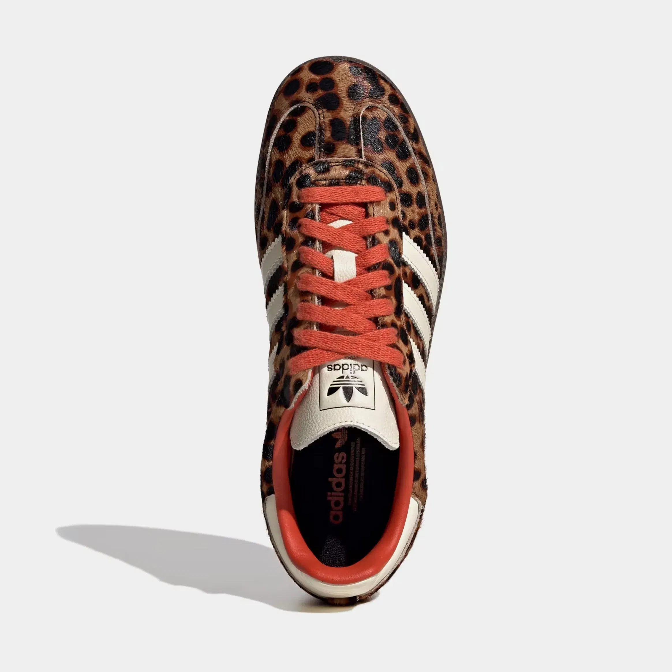 adidas Samba OG Cheetah Pack Preloved Red Womens Lifestyle Shoes (Core Black/Preloved Red/Cream White)