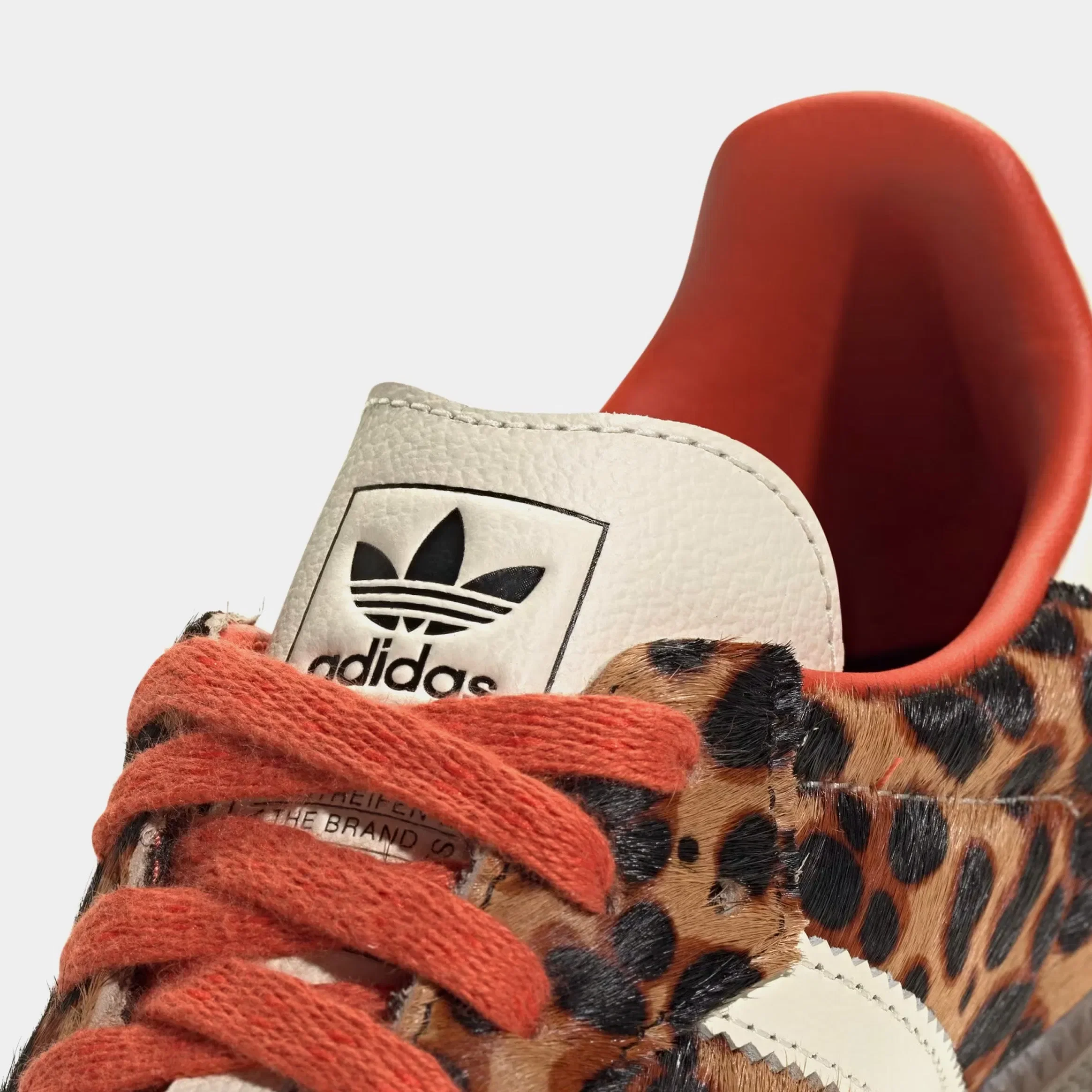 adidas Samba OG Cheetah Pack Preloved Red Womens Lifestyle Shoes (Core Black/Preloved Red/Cream White)