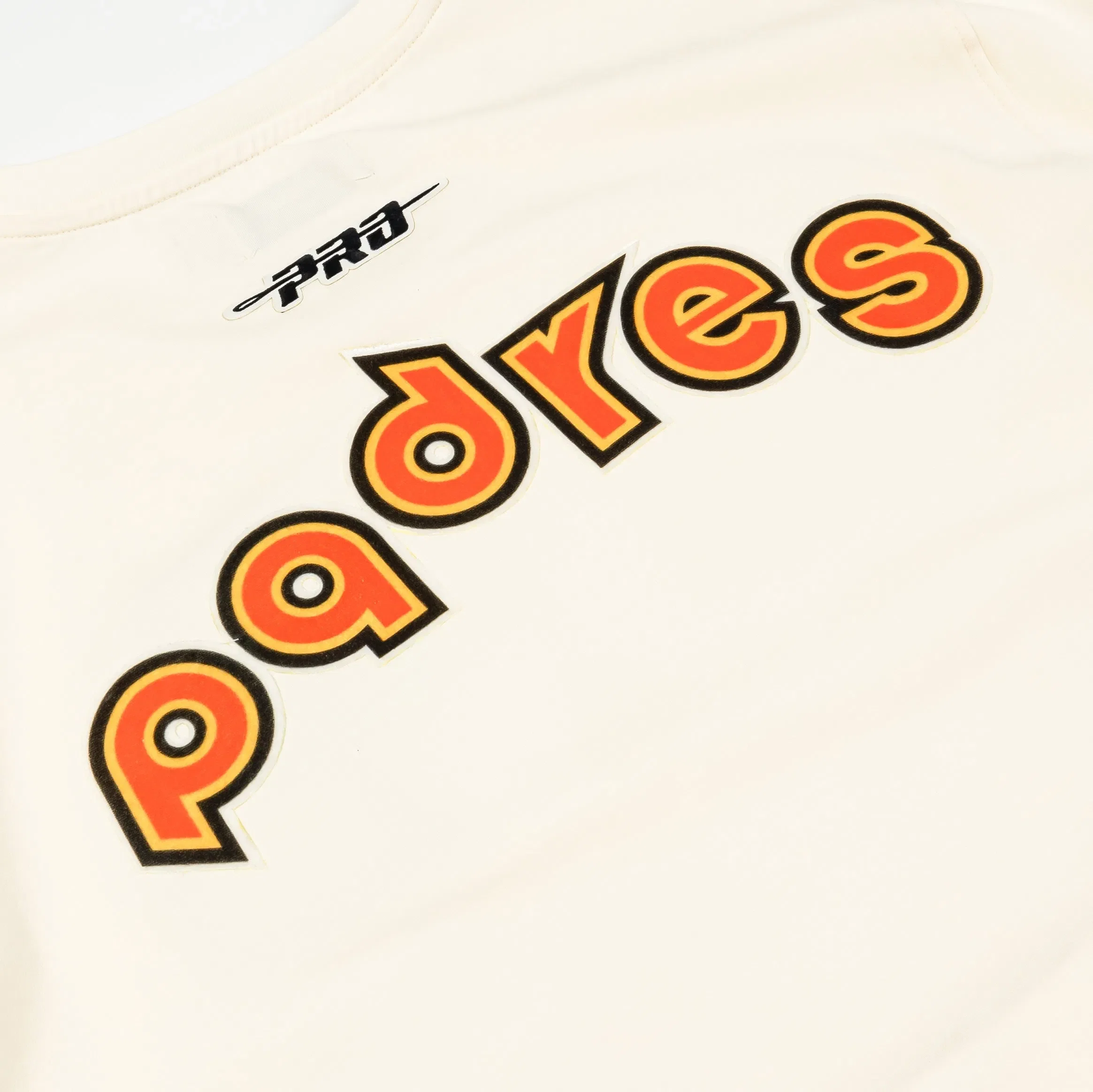 PRO STANDARD San Diego Padres Retro Cascade Ringer Mens Short Sleeve Shirt (Beige/Orange)
