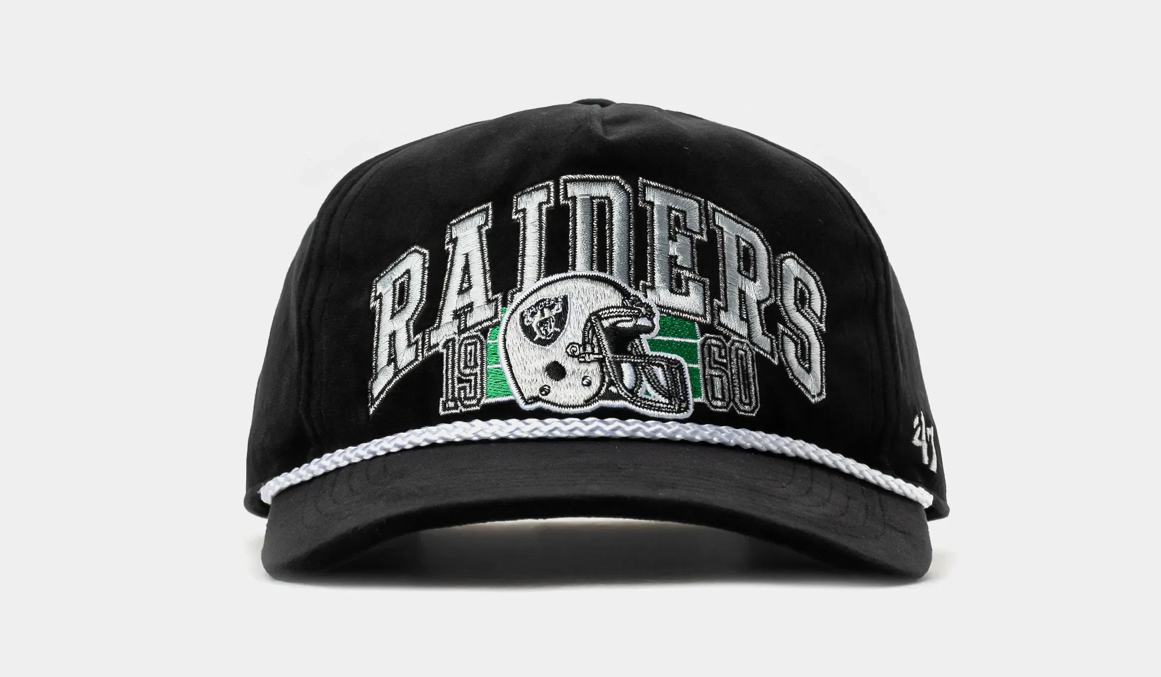 47 BRAND Las Vegas Raiders Go Big Hitch Snapback Mens Hat (Black/Grey)