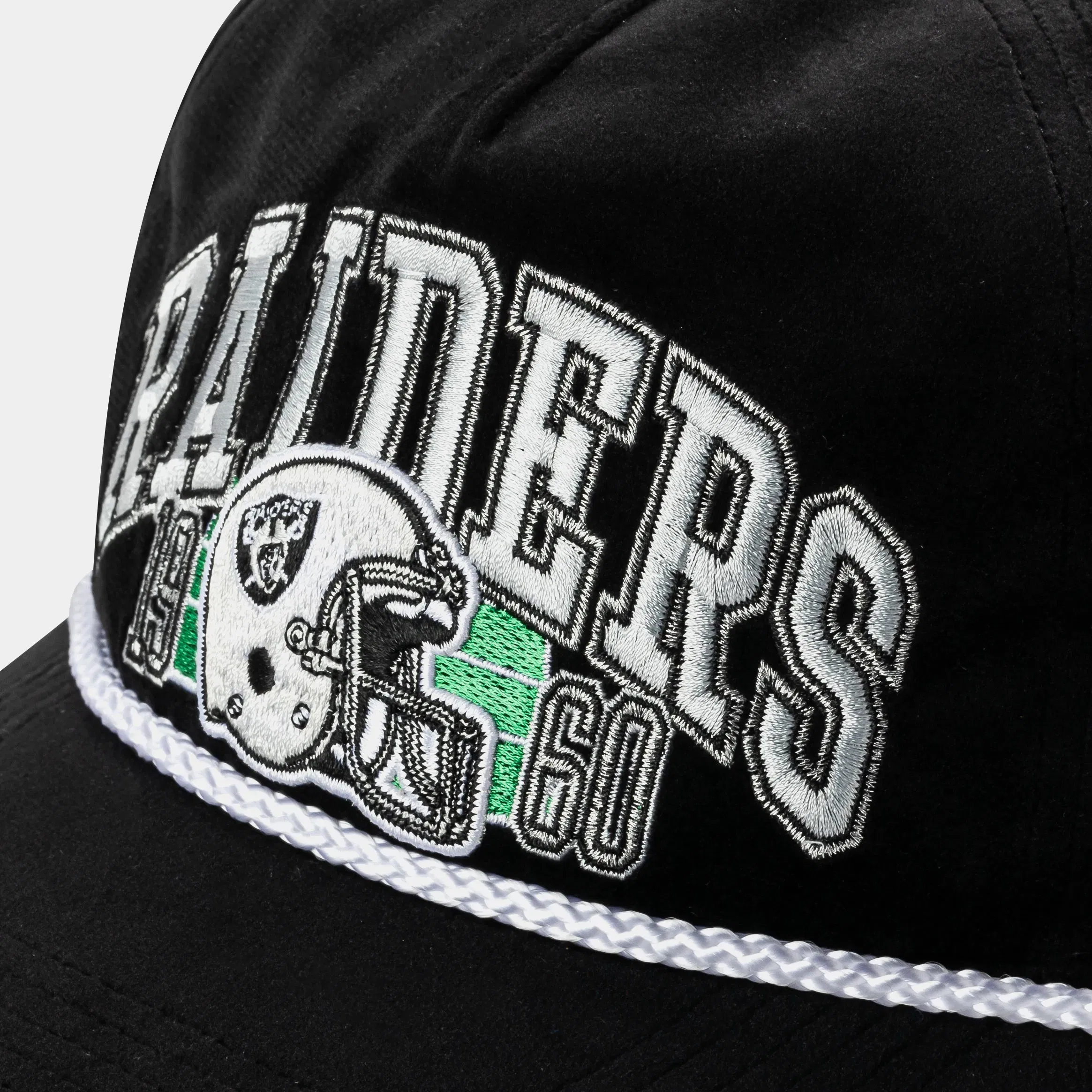 47 BRAND Las Vegas Raiders Go Big Hitch Snapback Mens Hat (Black/Grey)