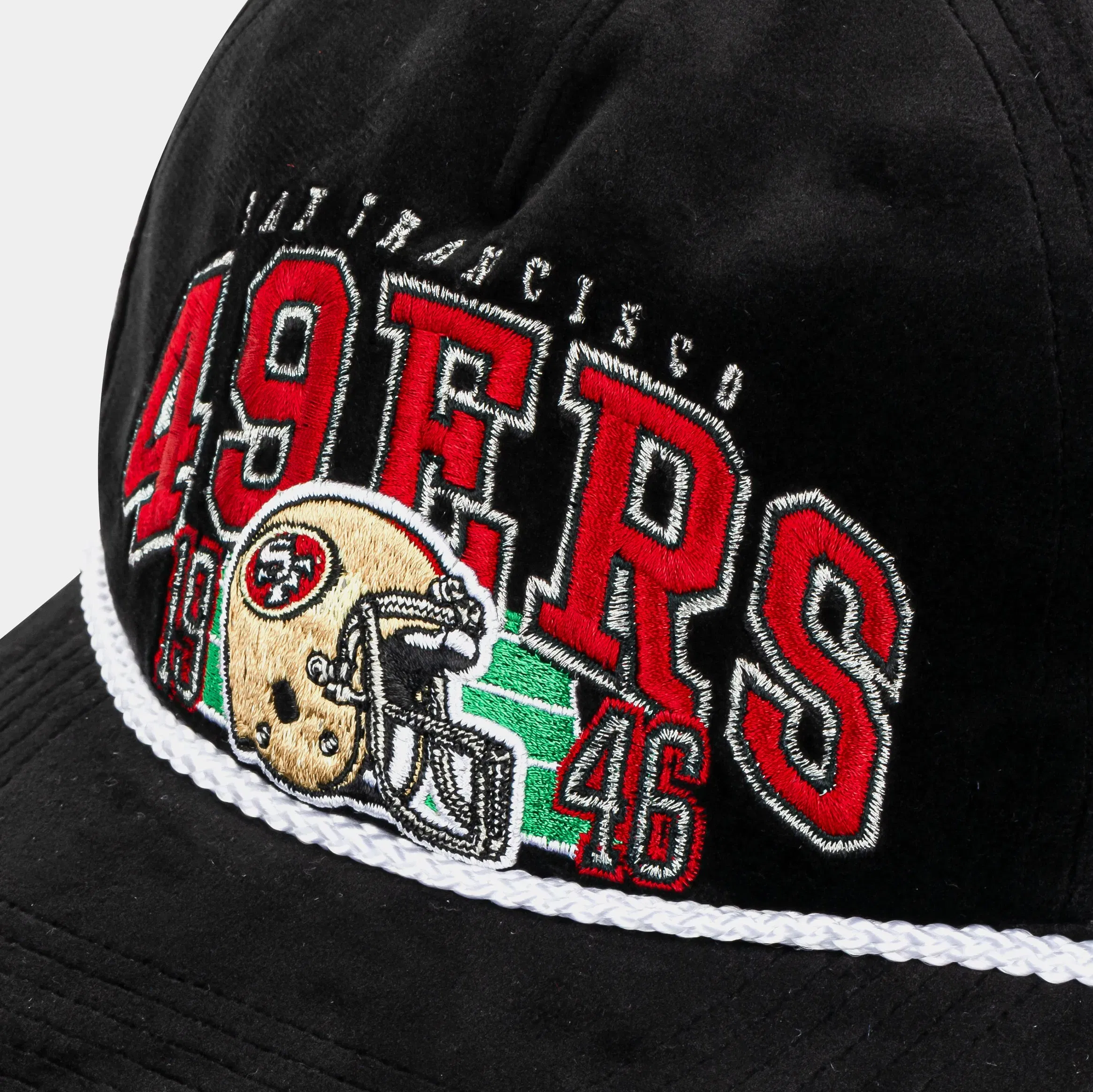 47 BRAND San Francisco 49ers Go Big Hitch Snapback Mens Hat (Black/Green)