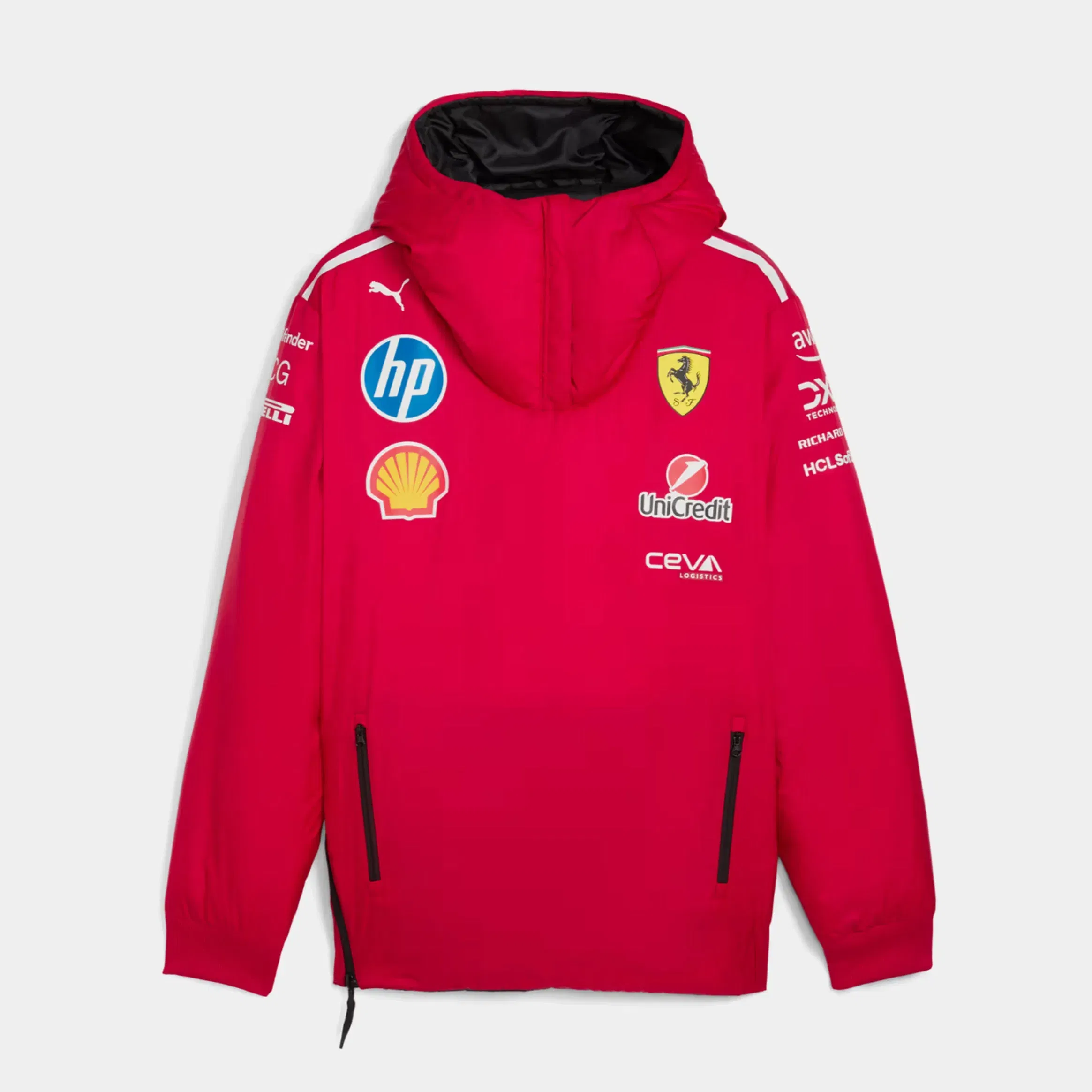 Puma Scuderia Ferrari Team Motorsport Reversible Mens Jacket (Dark Cherry)