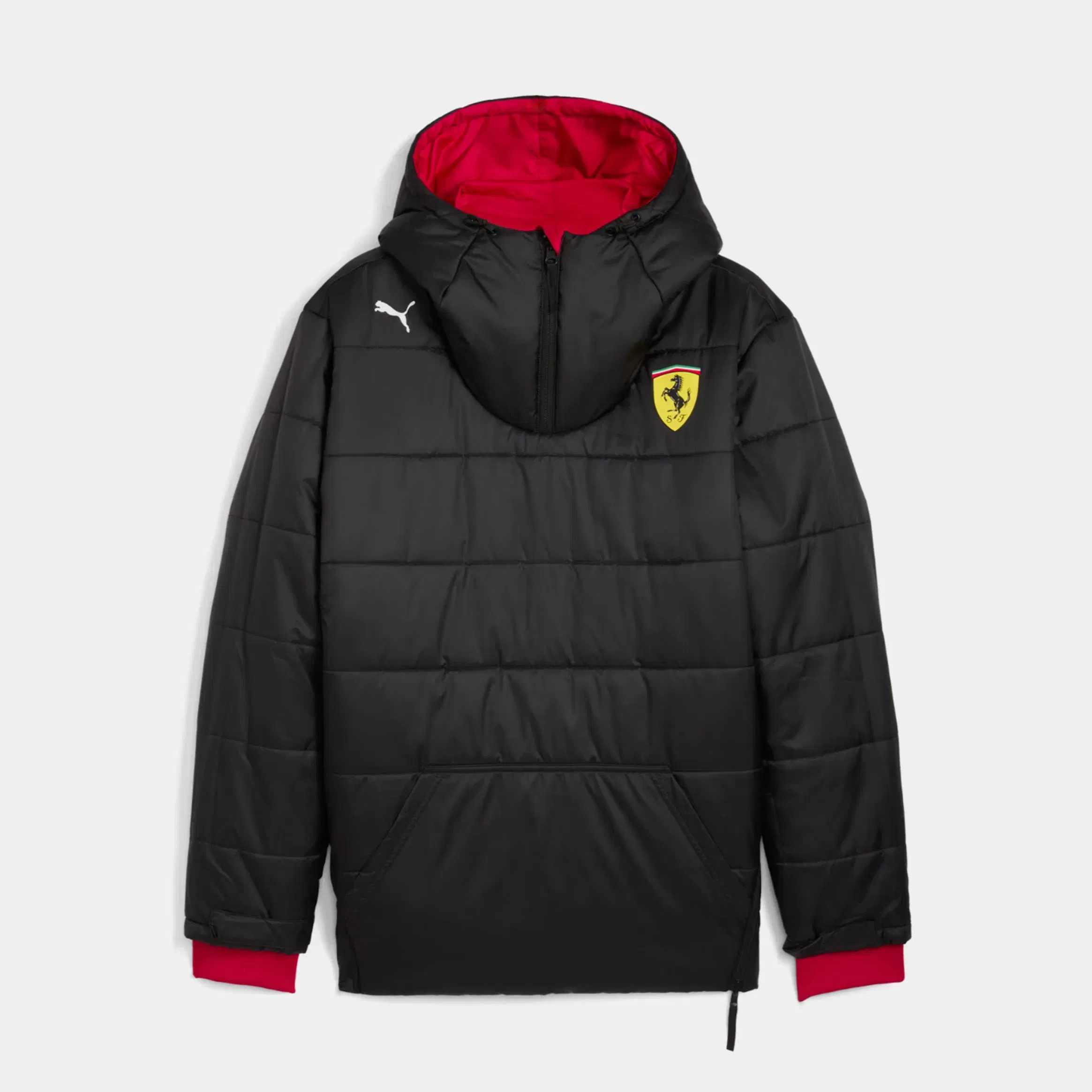 Puma Scuderia Ferrari Team Motorsport Reversible Mens Jacket (Dark Cherry)