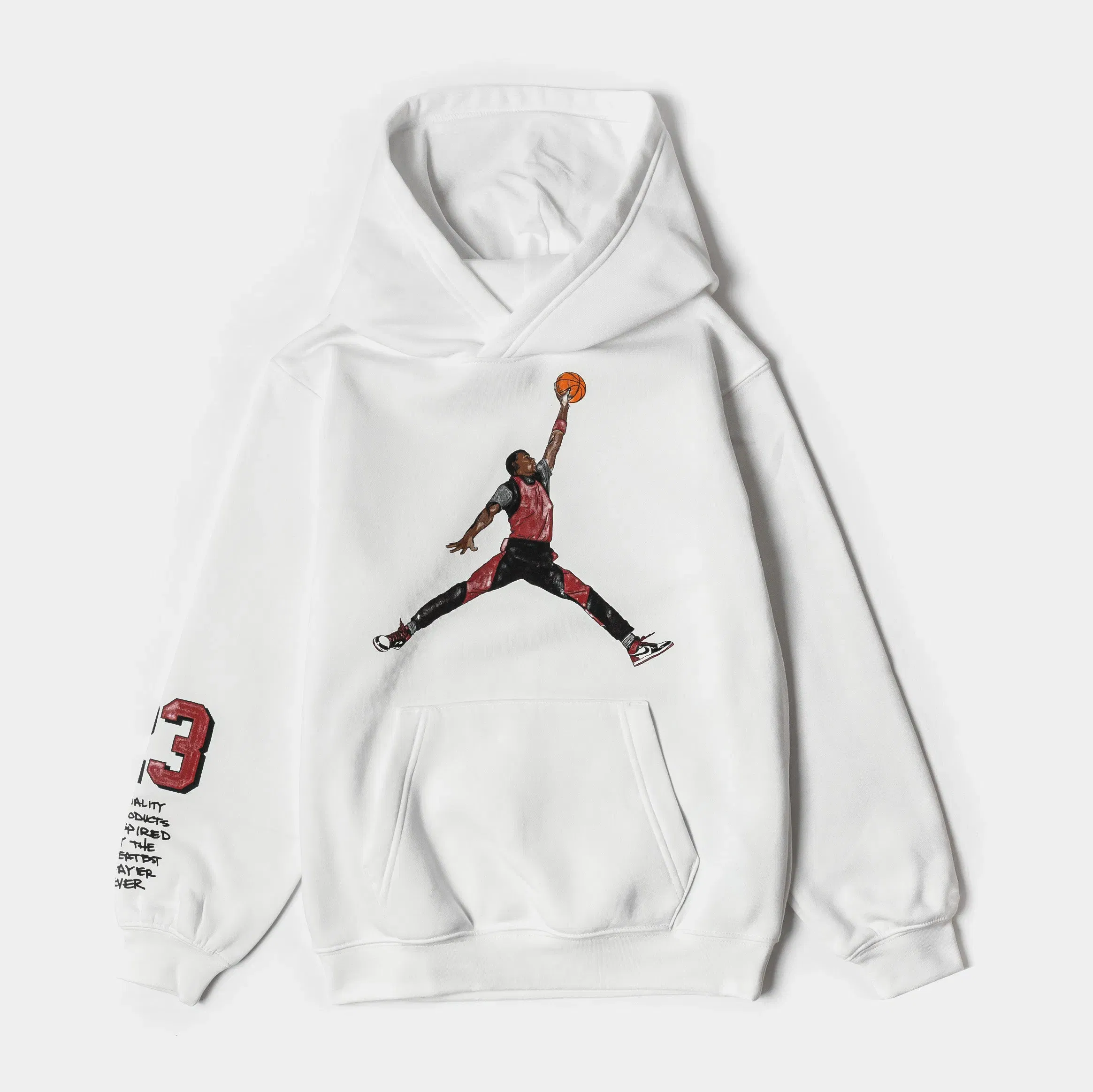 Air Jordan Sketch Pullover Grade School Hoodie (Sail)