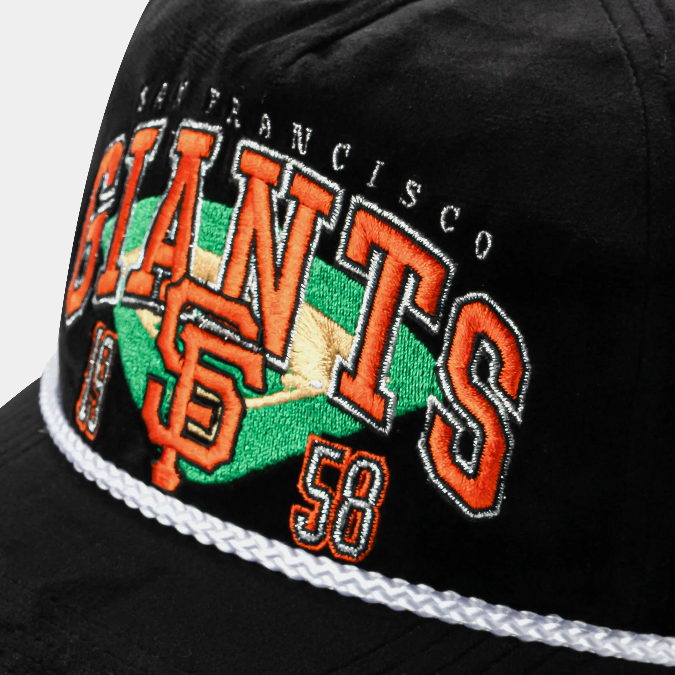 47 BRAND San Francisco Giants Go Big Hitch Snapback Mens Hat (Black/Orange)