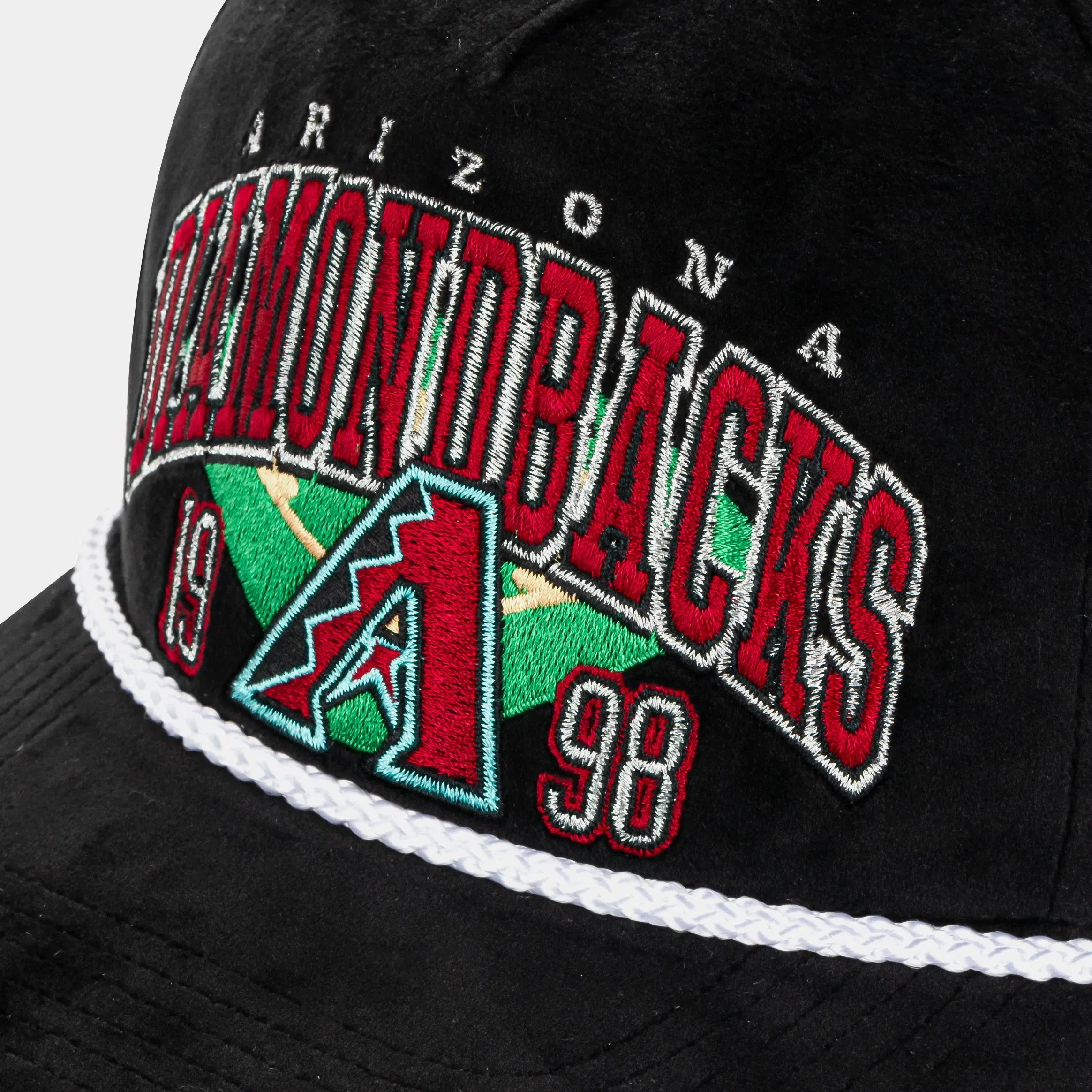 47 BRAND Arizona Diamondbacks Go Big Hitch Snapback Mens Hat (Black/Red)
