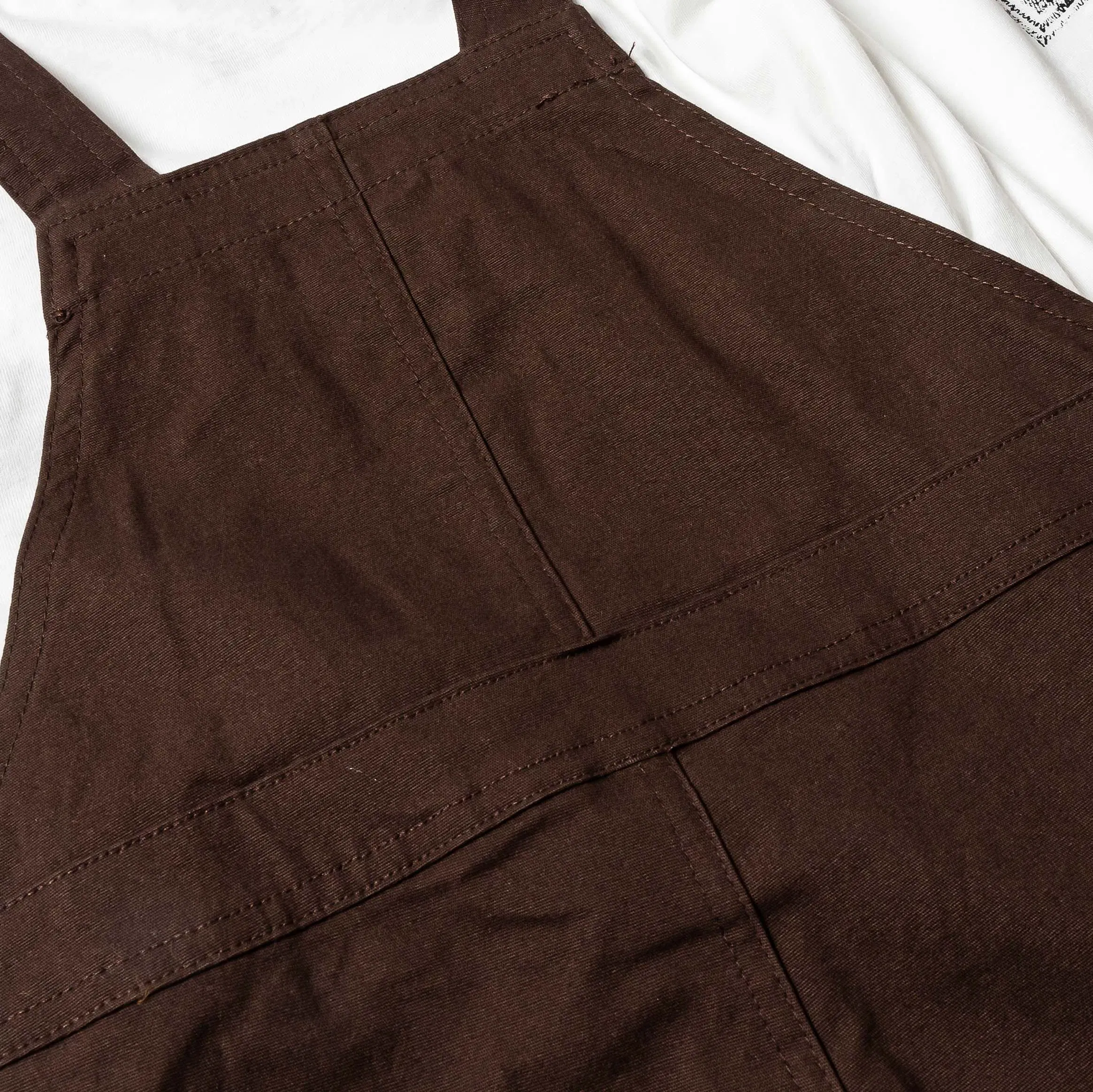 Air Jordan MVP 2-Piece Overalls Preschool Set (Baroque Brown)