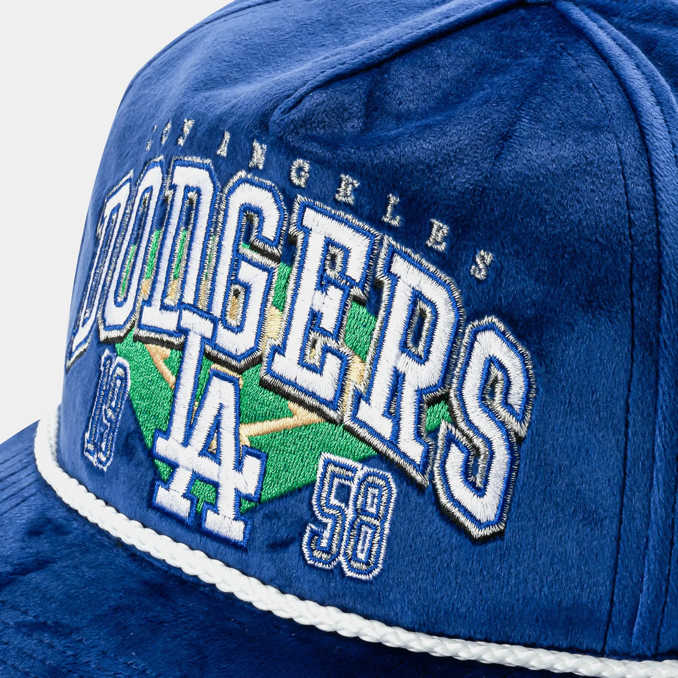 47 BRAND Los Angeles Dodgers Go Big Hitch Snapback Mens Hat (Blue/White)
