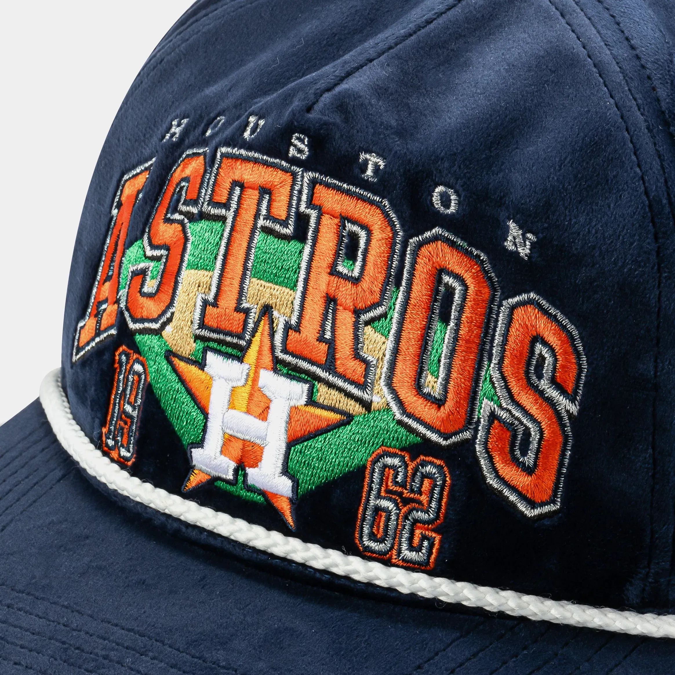 47 BRAND Houston Astros Go Big Hitch Snapback Mens Hat (Navy/White)