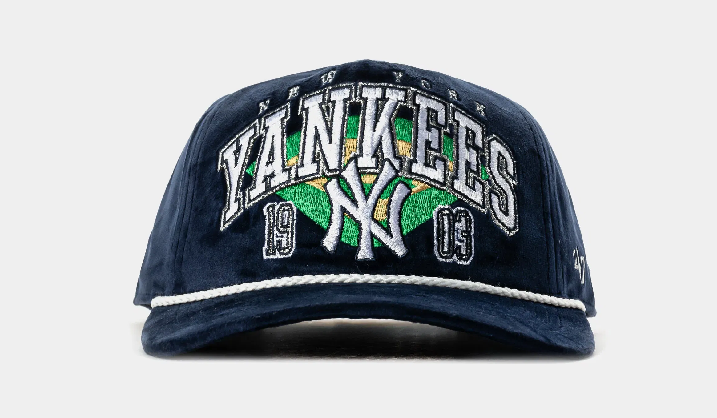 47 BRAND New York Yankees Go Big Hitch Snapback Mens Hat (Blue/White)