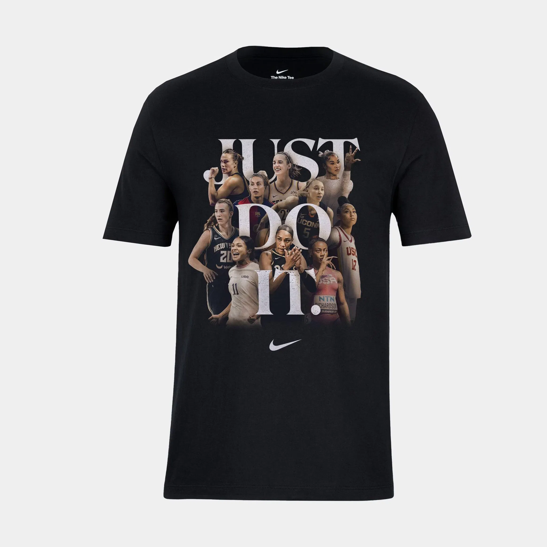 Nike All Star Basketball Multi ATH QS Womens Short Sleeve Shirt (Black/Multicolor)