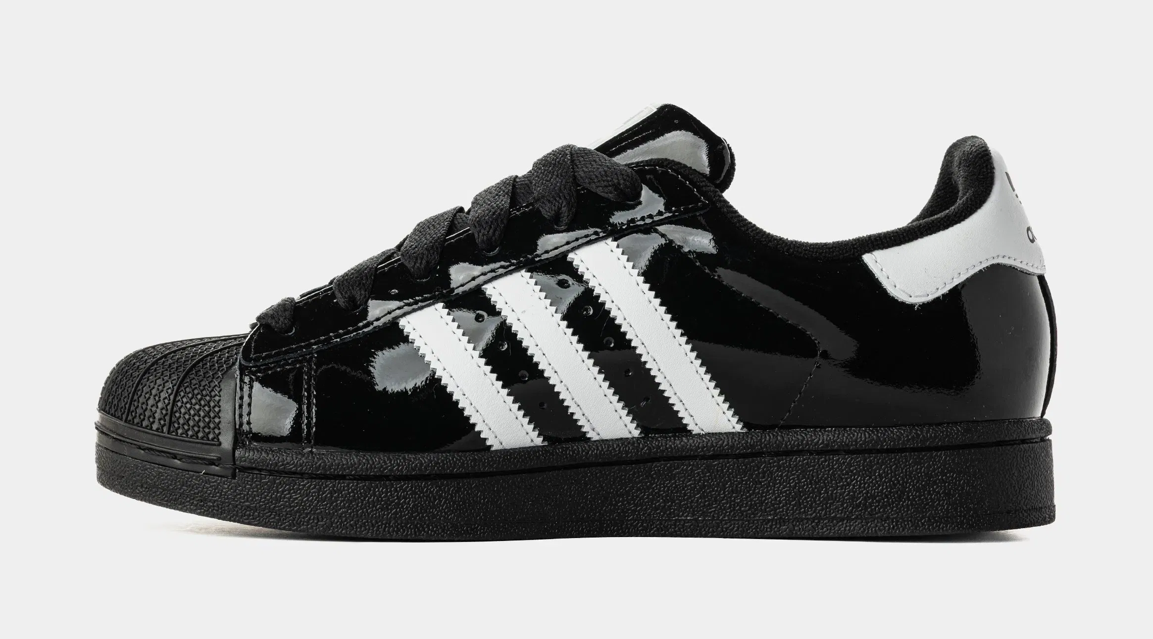 adidas Superstar II Grade School Lifestyle Shoes (Black/White)