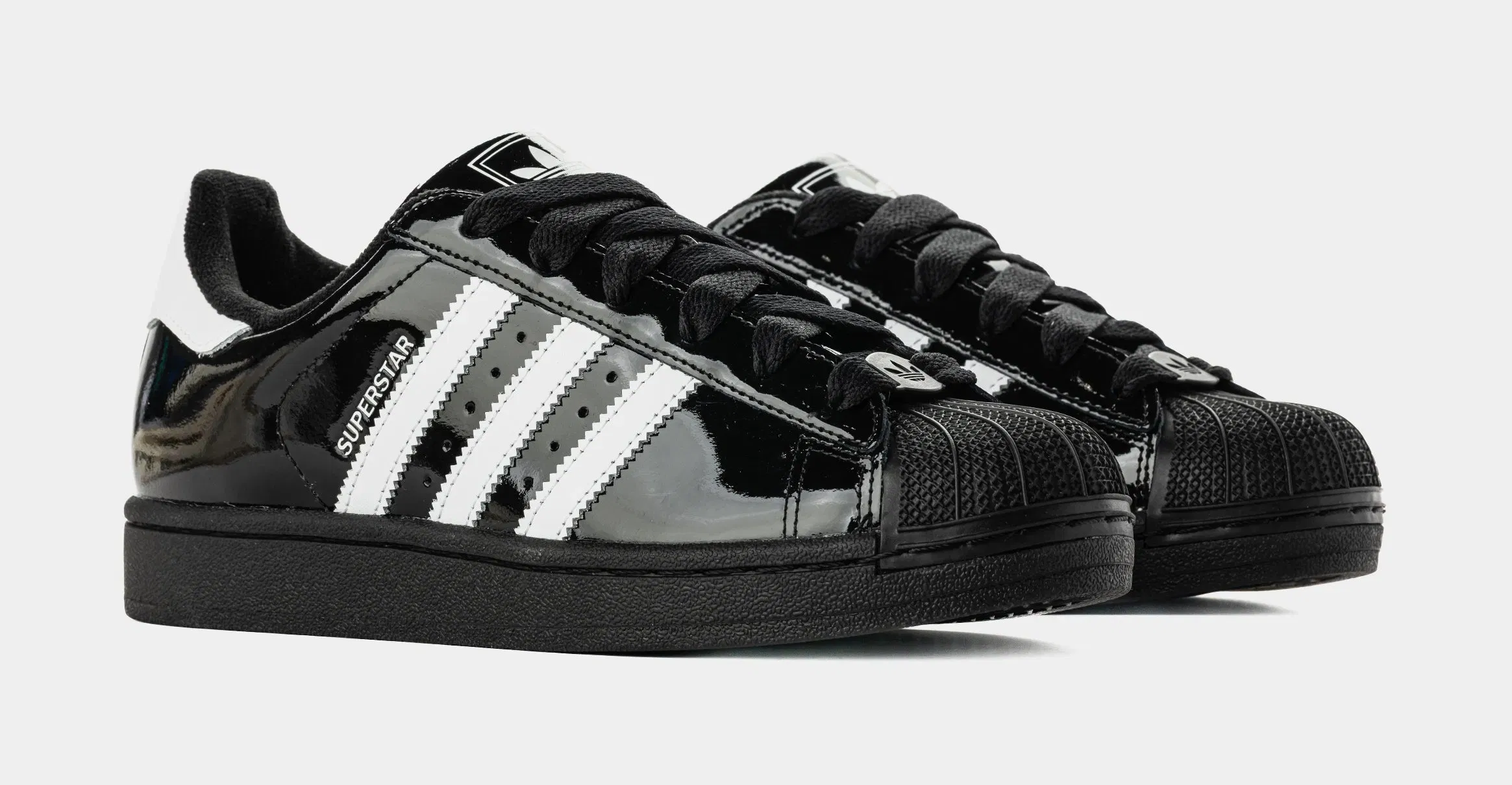 adidas Superstar II Grade School Lifestyle Shoes (Black/White)