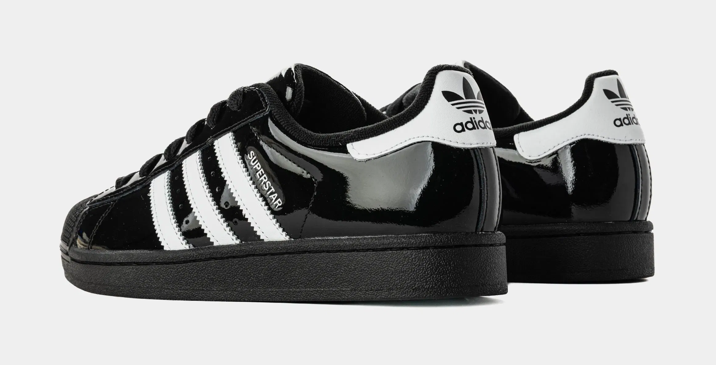 adidas Superstar II Grade School Lifestyle Shoes (Black/White)