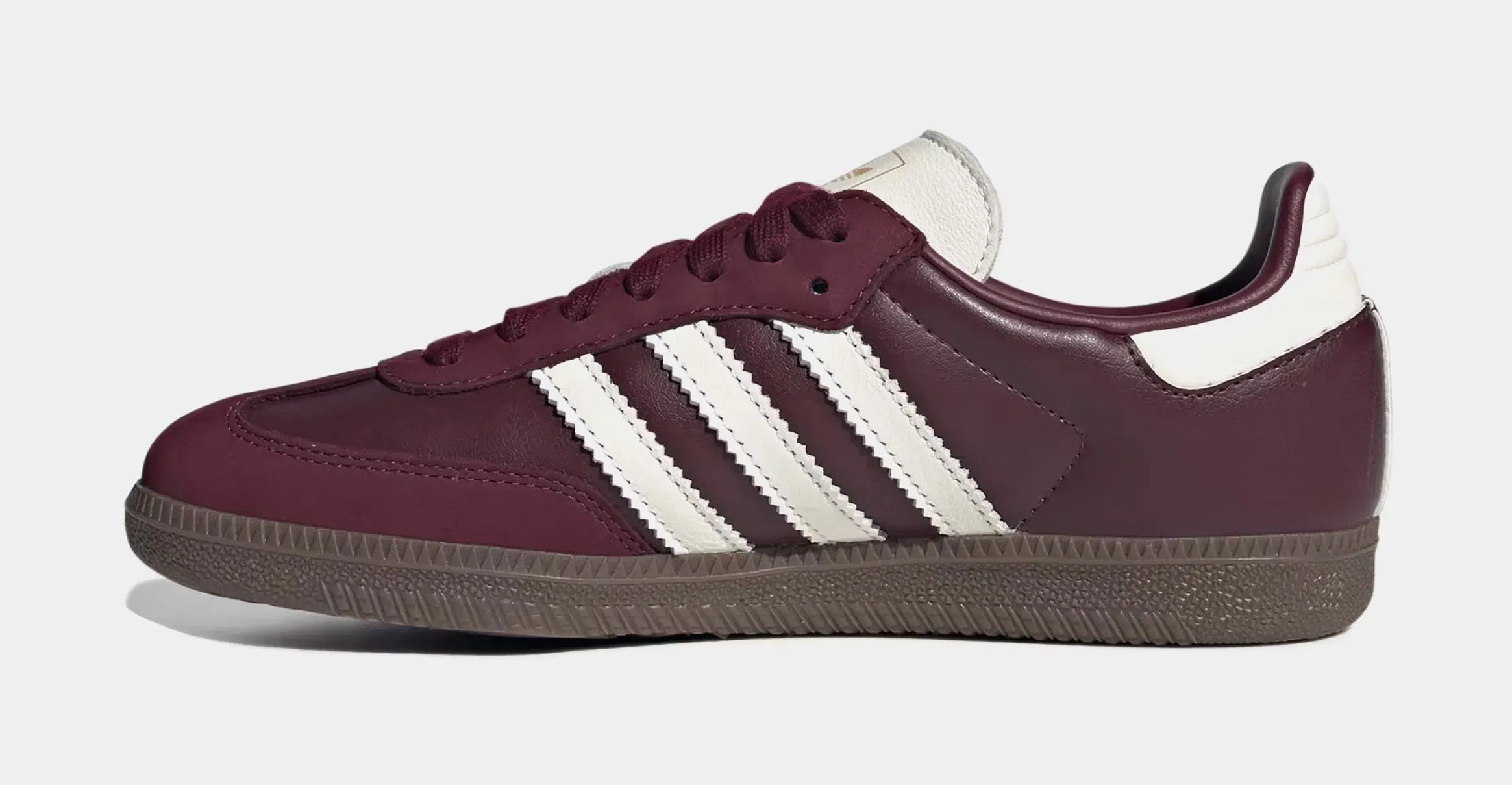 adidas Samba OG Womens Lifestyle Shoes (Maroon/Off White/Gum)