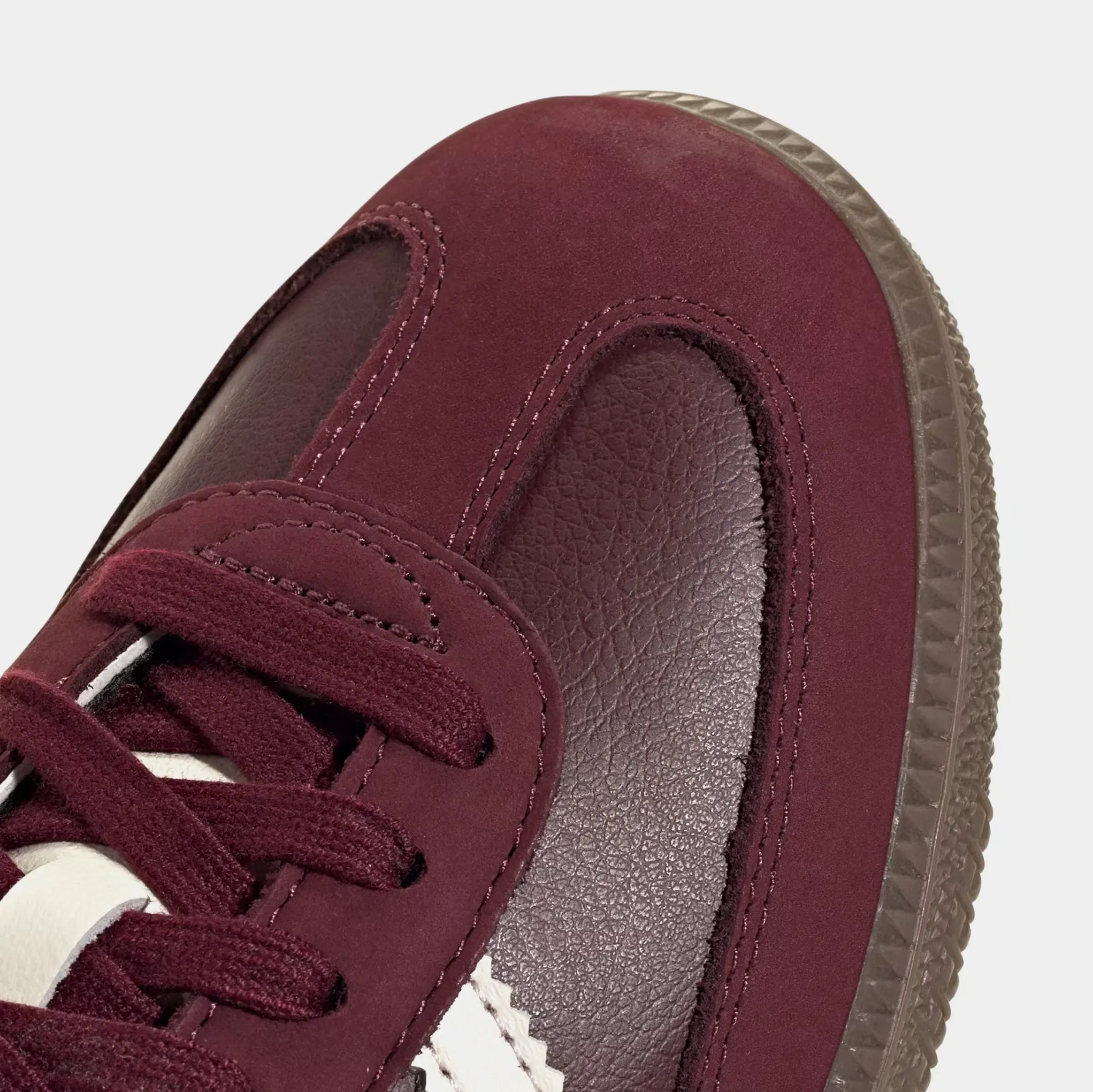 adidas Samba OG Womens Lifestyle Shoes (Maroon/Off White/Gum)