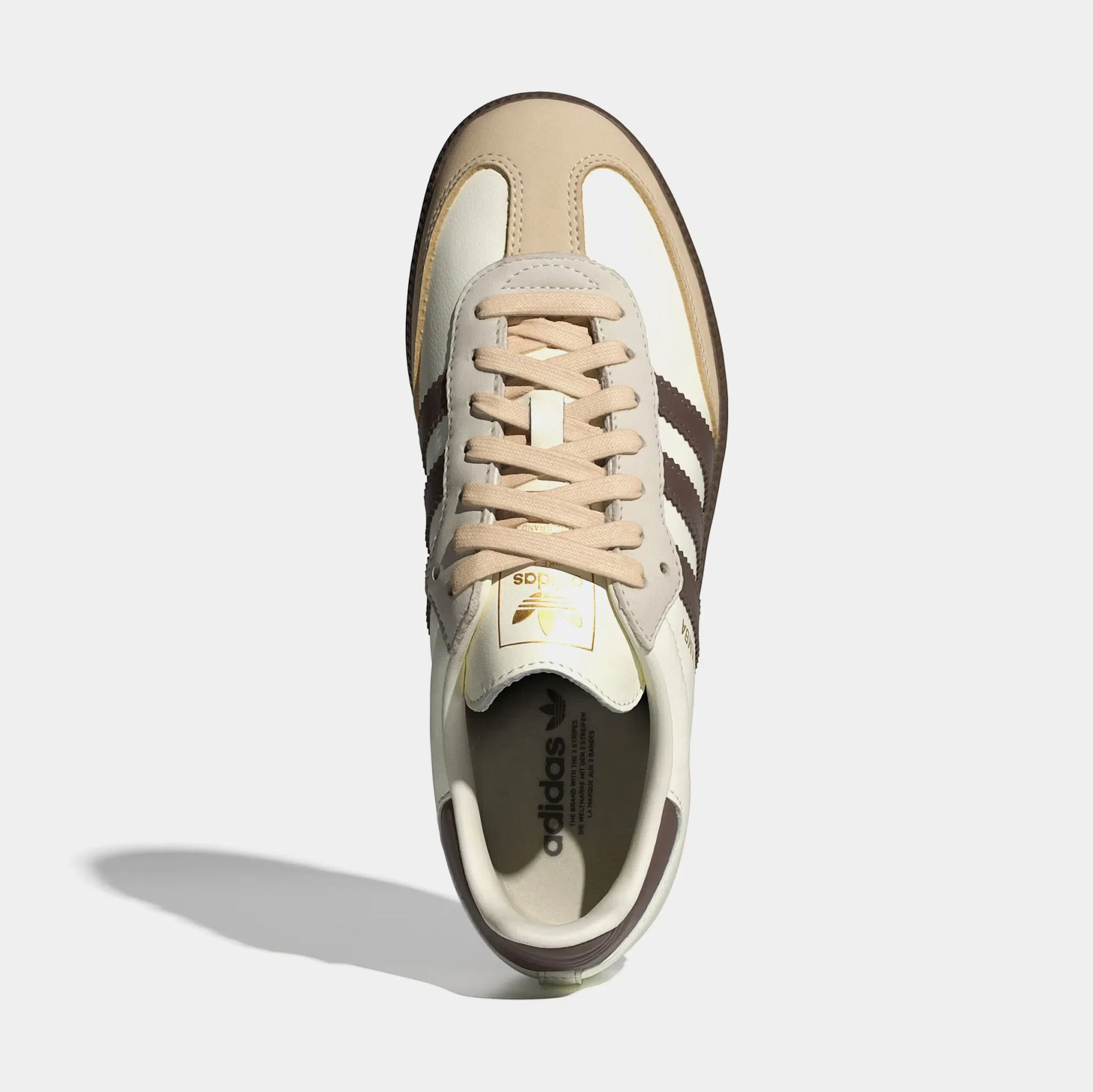 adidas Samba OG Womens Lifestyle Shoes (Off White/Earth Strata/Gum)