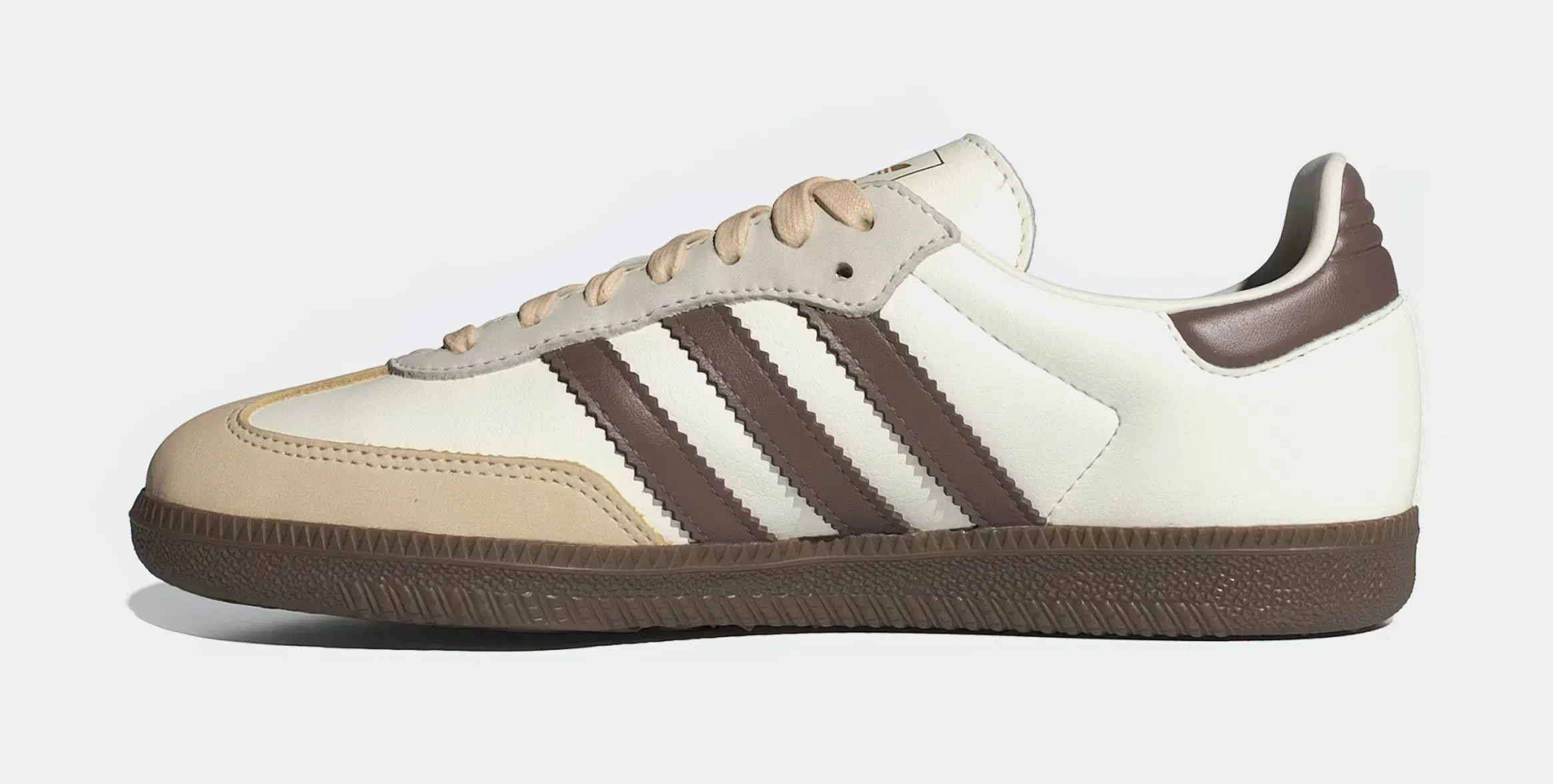 adidas Samba OG Womens Lifestyle Shoes (Off White/Earth Strata/Gum)