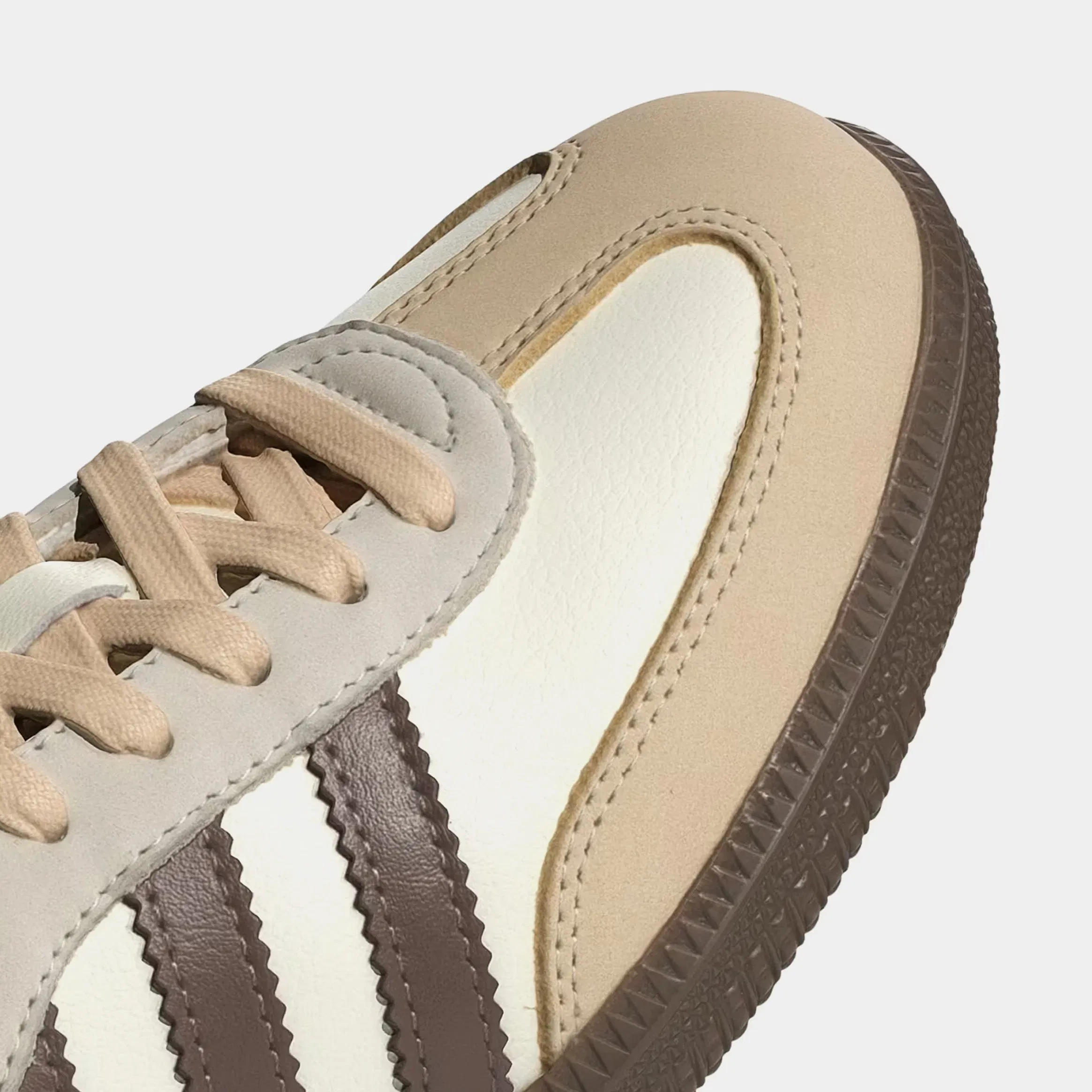 adidas Samba OG Womens Lifestyle Shoes (Off White/Earth Strata/Gum)