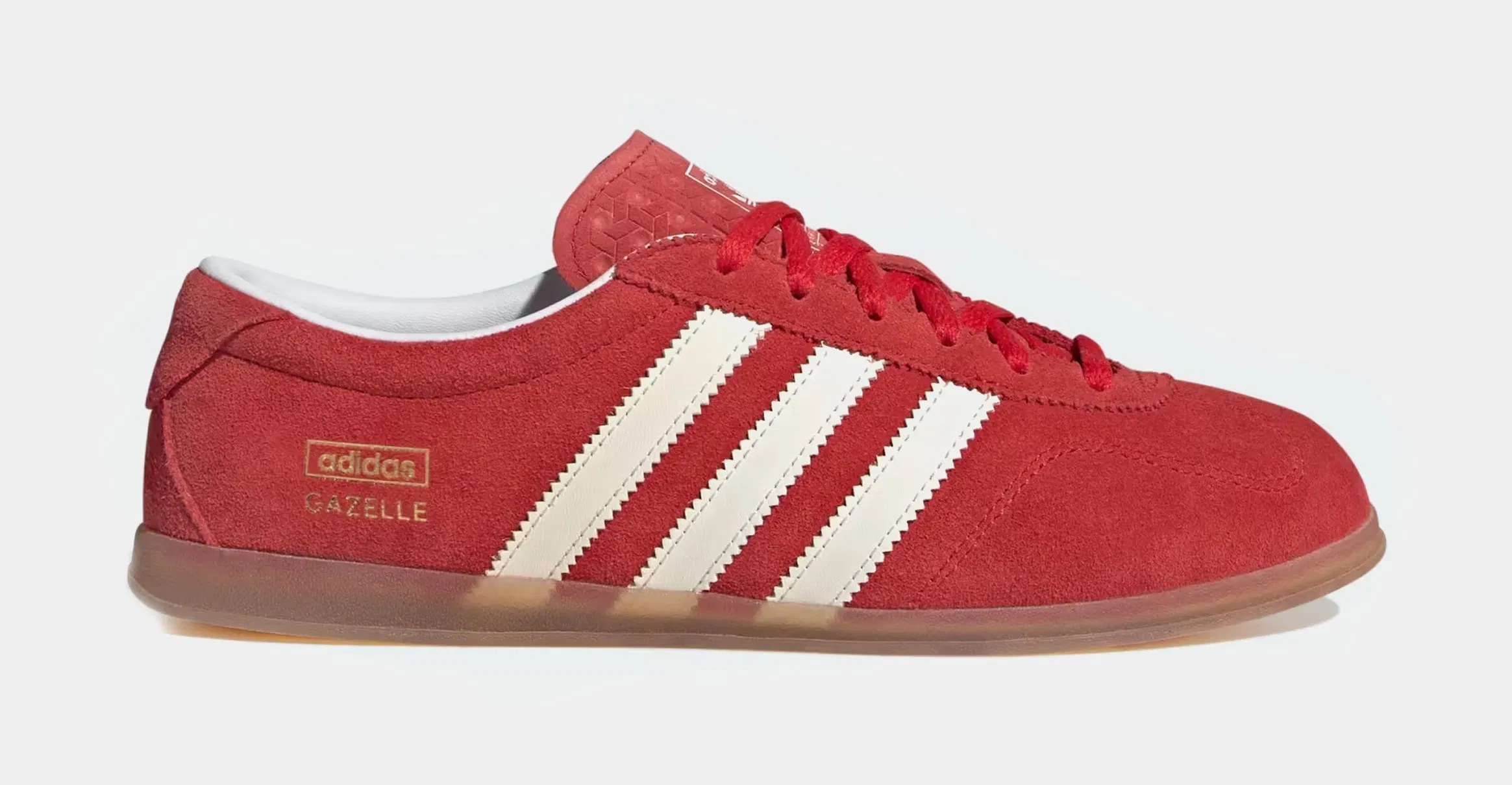 adidas Gazelle Lo Pro Womens Lifestyle Shoes (Better Scarlet/Cloud White/Gum)