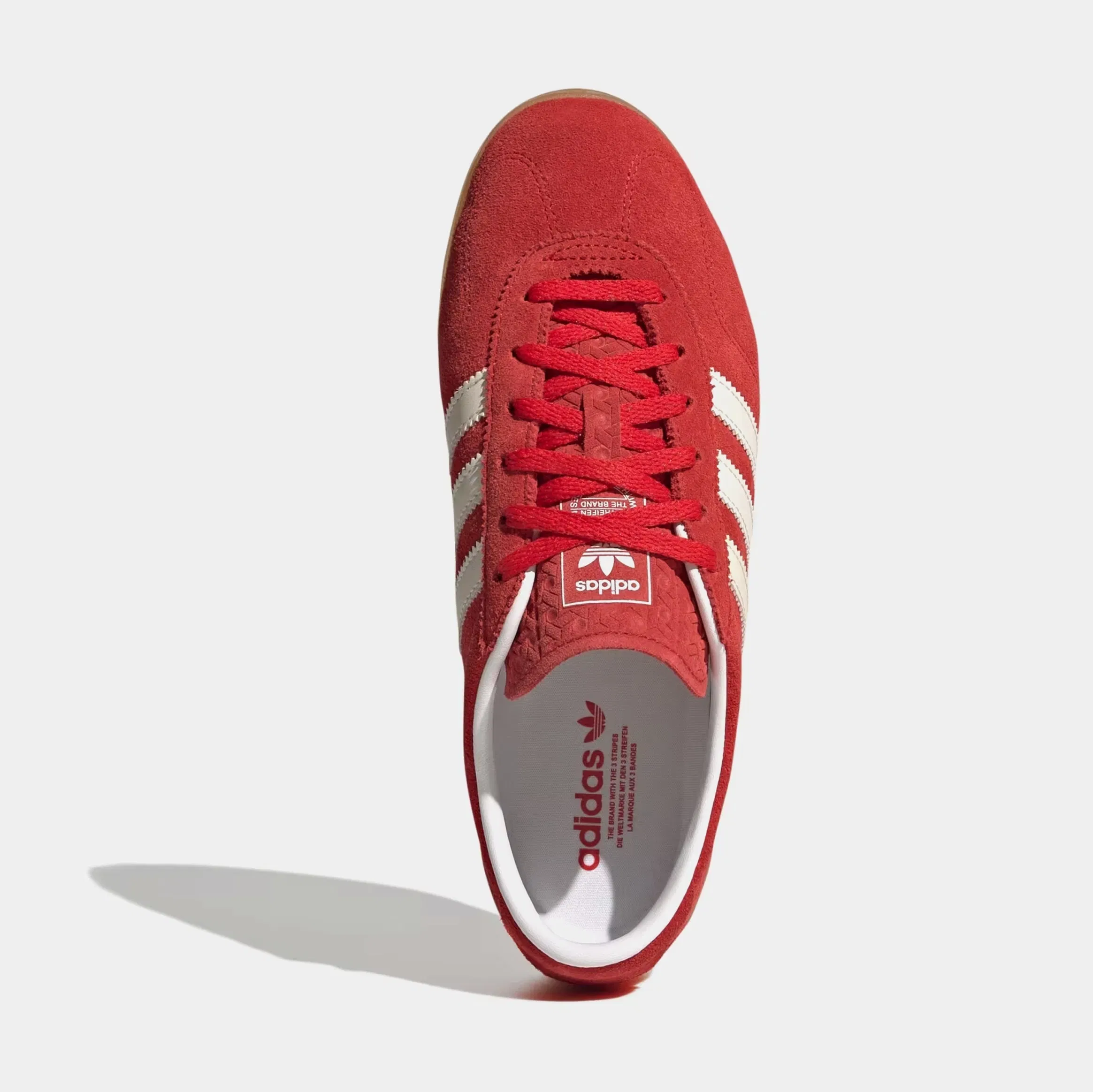 adidas Gazelle Lo Pro Womens Lifestyle Shoes (Better Scarlet/Cloud White/Gum)