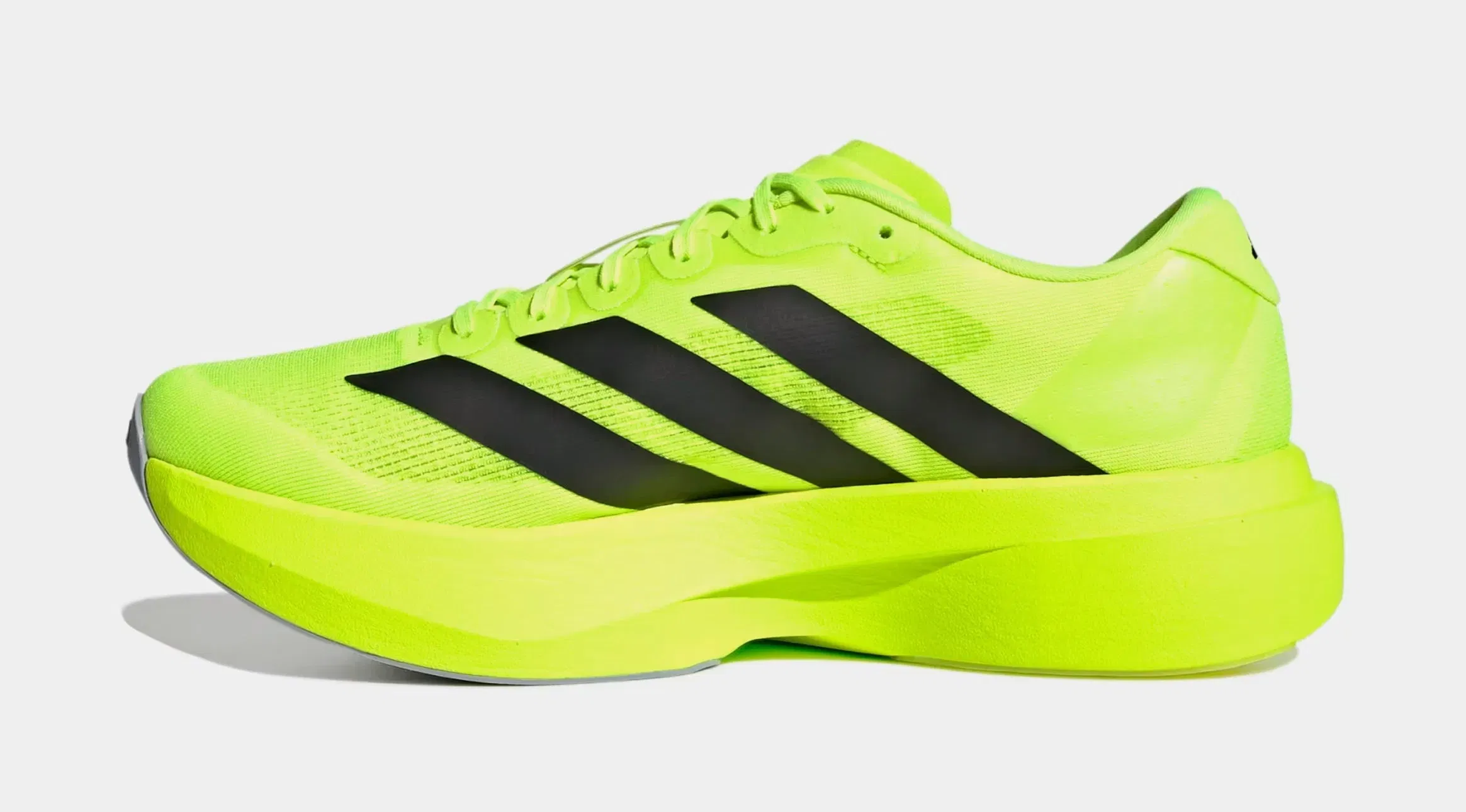 adidas Adizero Evo SL Volt Mens Running Shoes (Lucid Lemon/Core Black/Matte Silver)