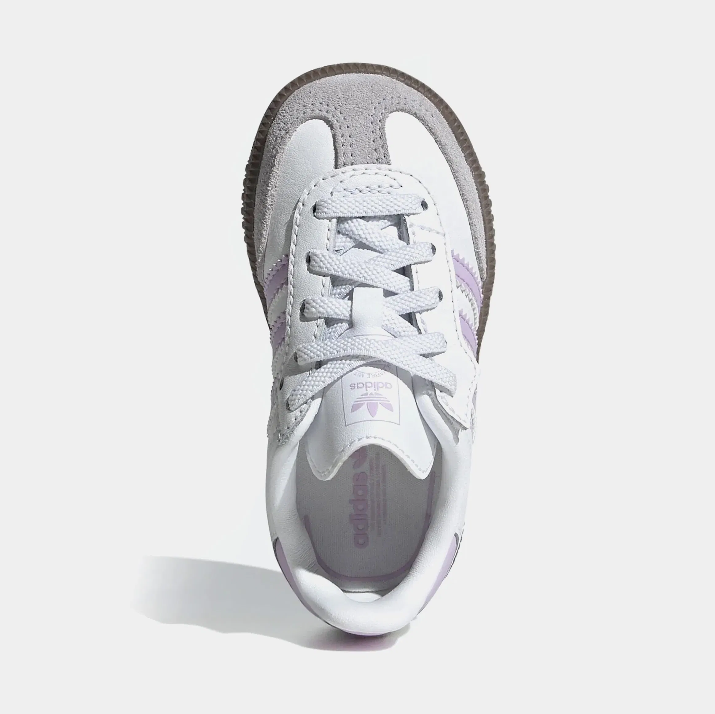 adidas Samba OG Infant Toddler Lifestyle Shoes (White/Purple)