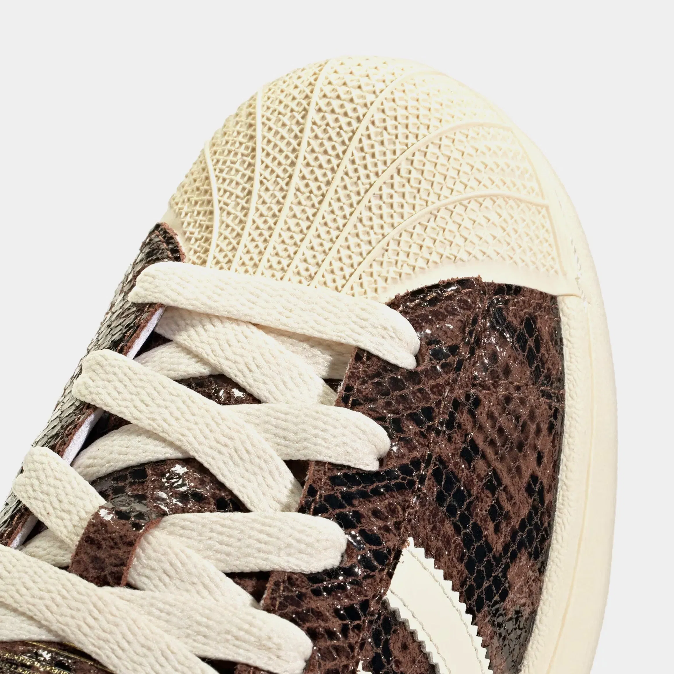 adidas Superstar II Snakeskin Womens Lifestyle Shoes (Preloved Brown/Cream White/Alumina)
