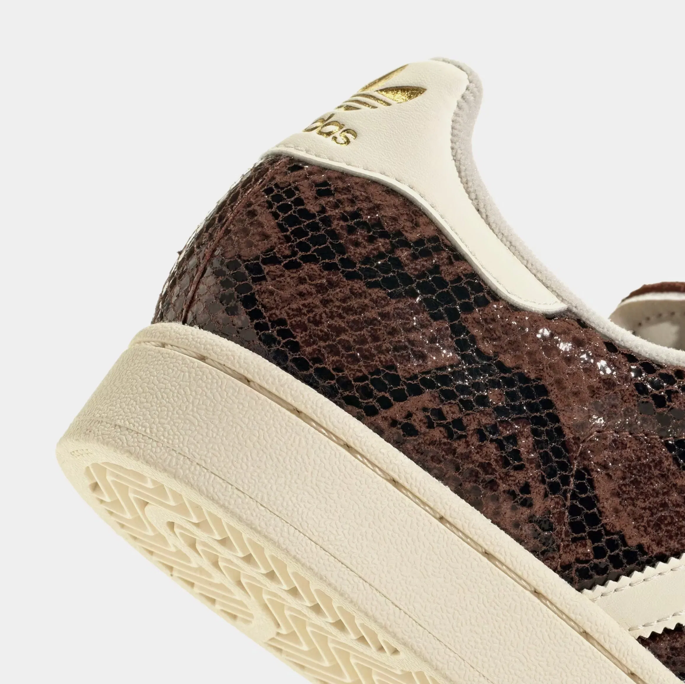 adidas Superstar II Snakeskin Womens Lifestyle Shoes (Preloved Brown/Cream White/Alumina)