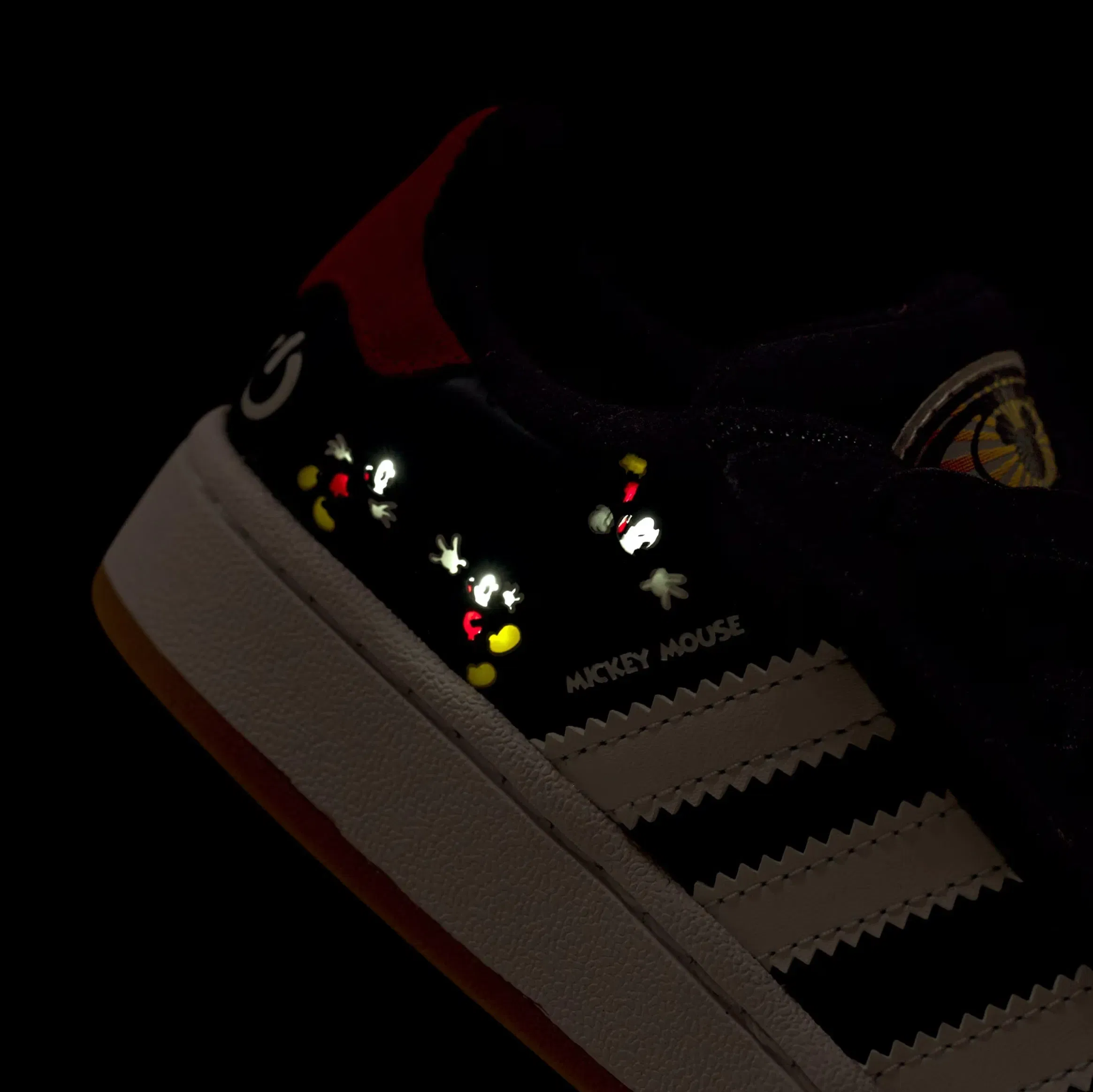 adidas Disney Mickey Campus 00s Preschool Lifestyle Shoes (Black/White)