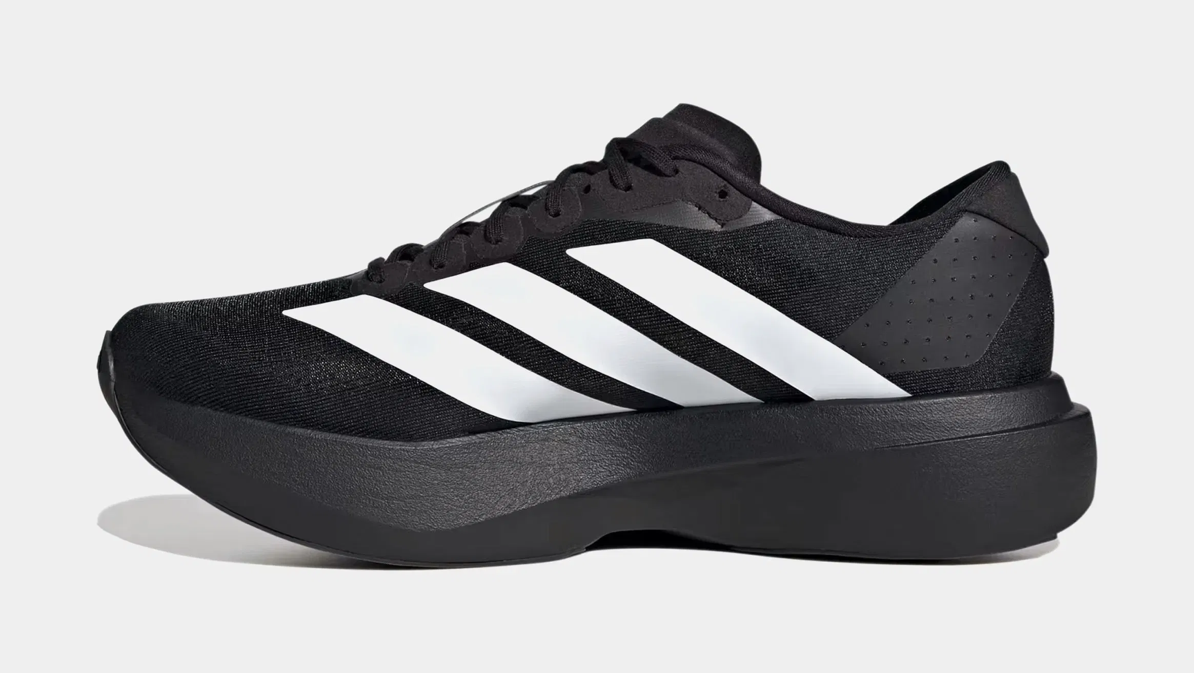 adidas Adizero EVO SL Mens Running Shoes (Core Black/Cloud White/Core Black)