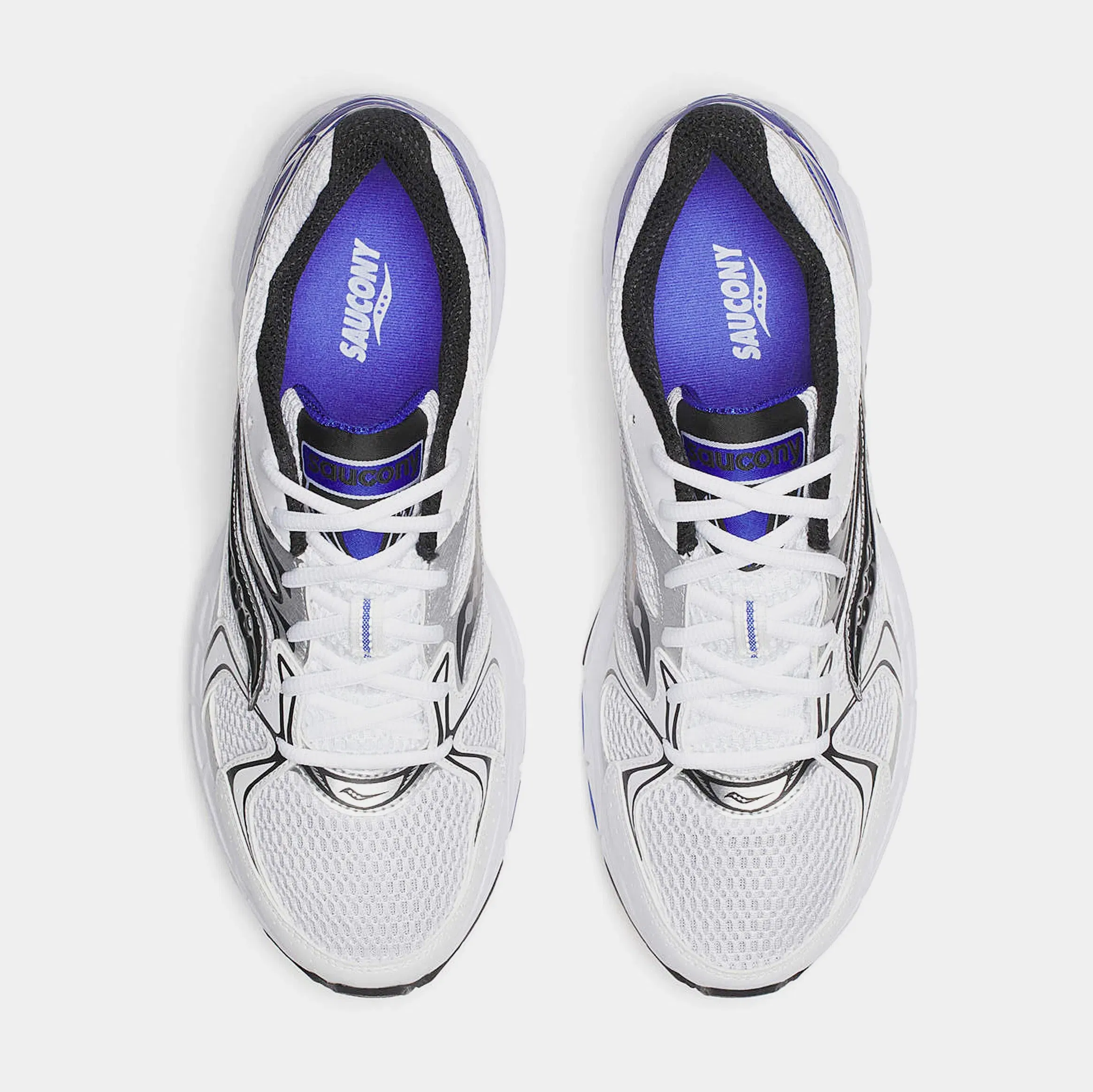 Saucony Ride Millennium Mens Running Shoes (White/Royal)