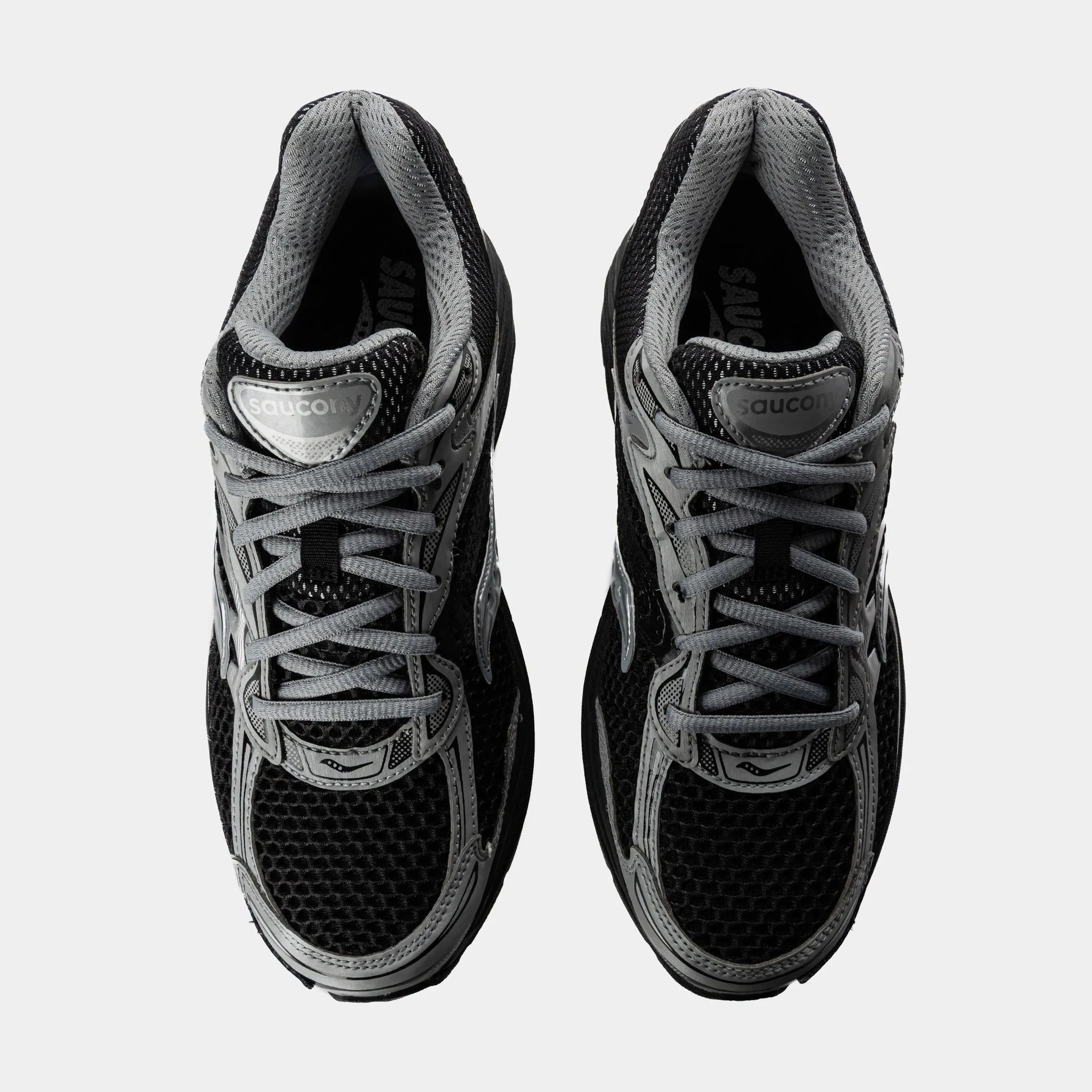 Saucony ProGrid Omni 9 Mens Running Shoes (Black/Silver)