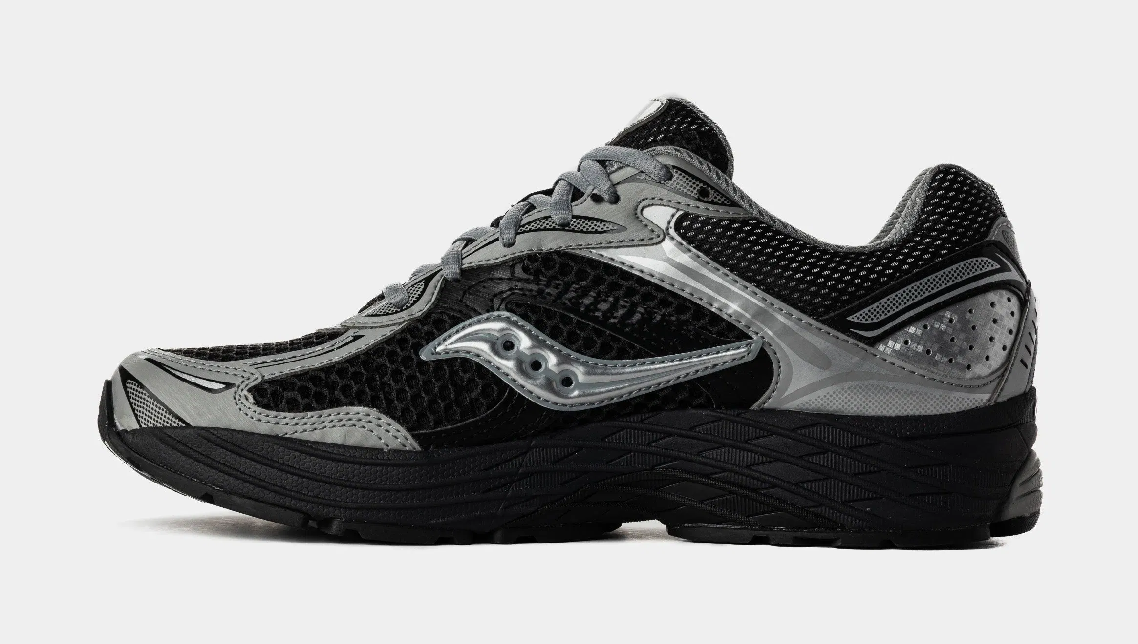 Saucony ProGrid Omni 9 Mens Running Shoes (Black/Silver)