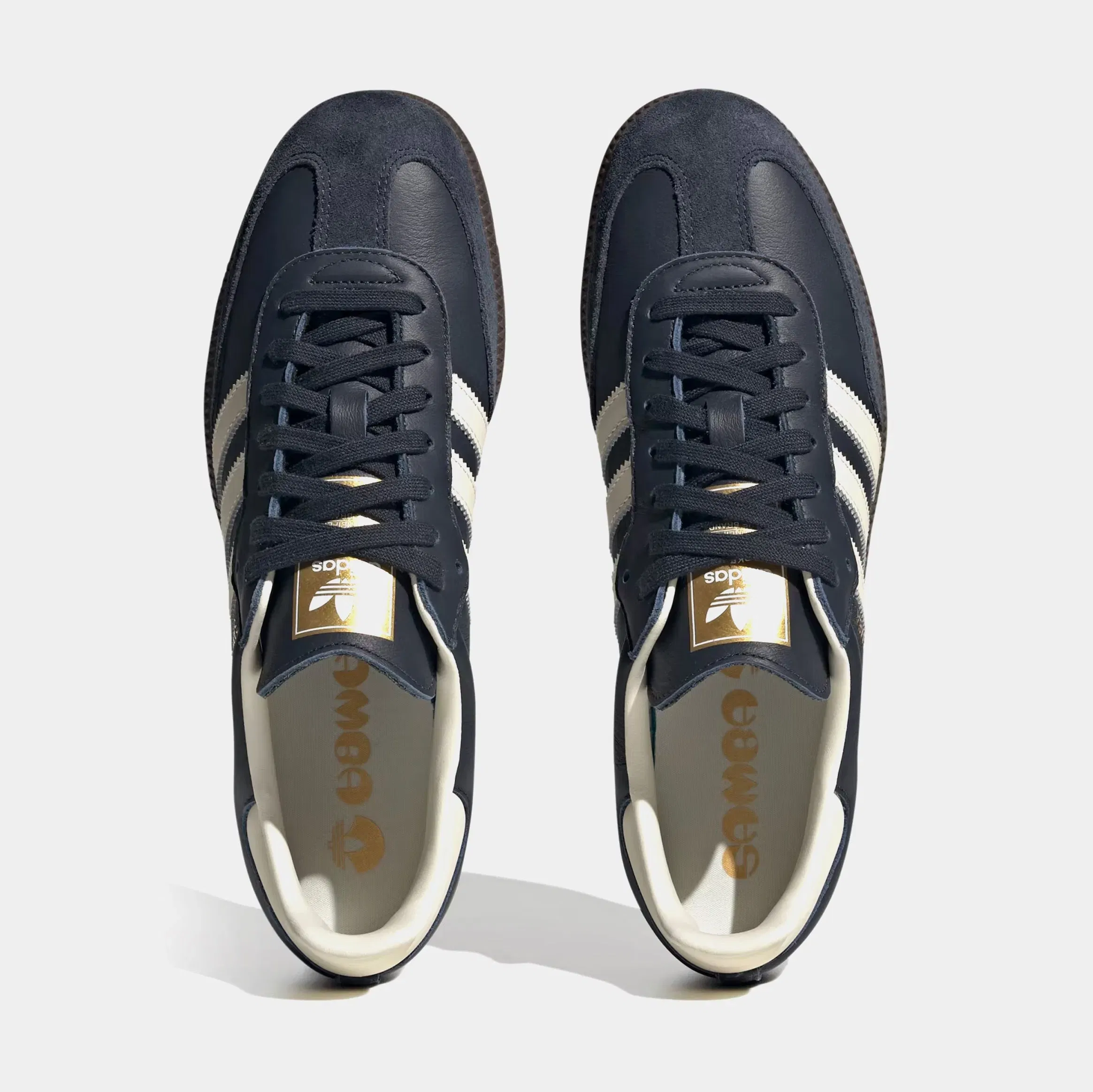 adidas Samba OG Mens Lifestyle Shoes (Night Navy/Cream White/Gum)