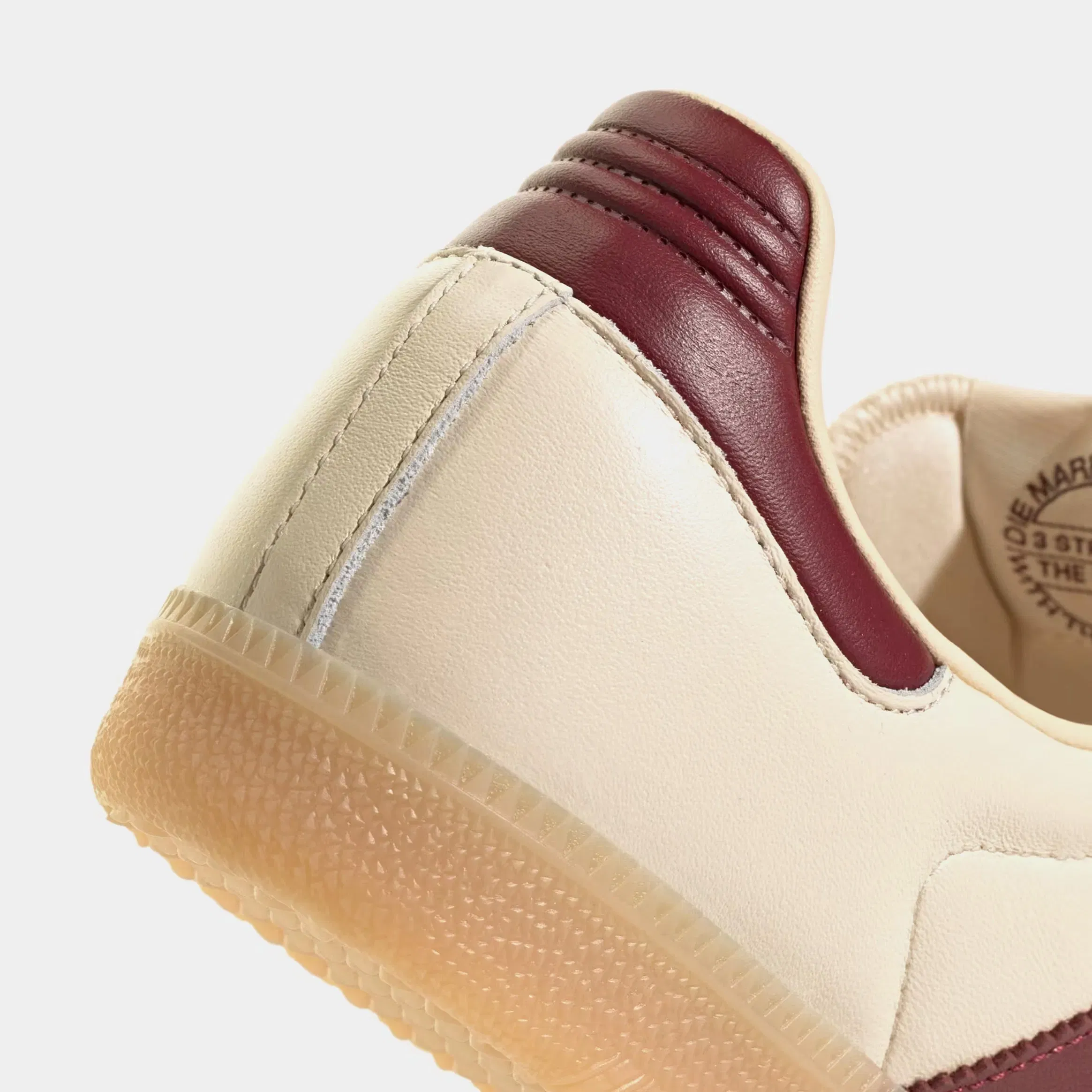 adidas Samba OG Mens Lifestyle Shoes (Wonder White/Shadow Red/Gum)