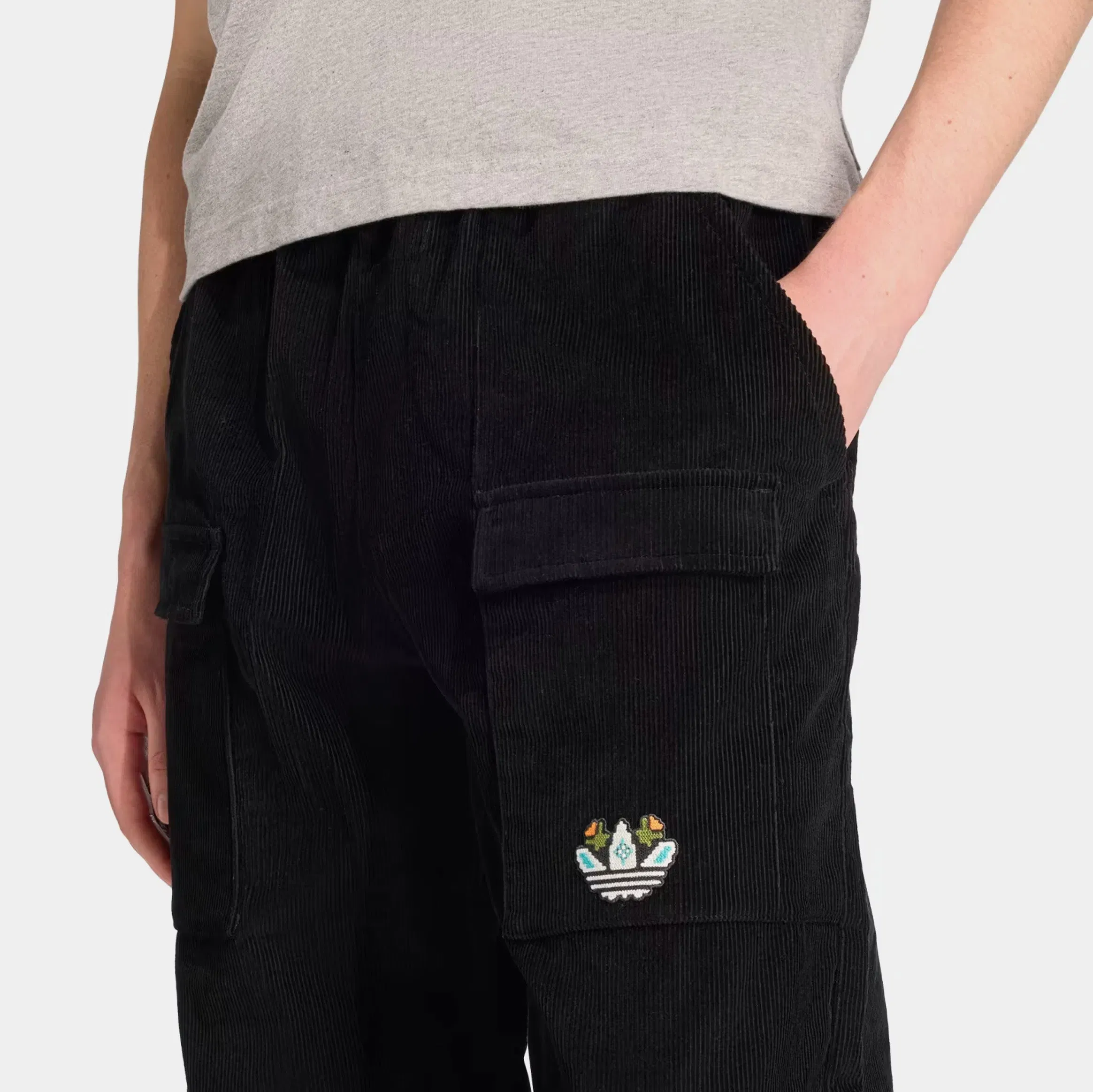 adidas Originals Monogram Trefoil Mens Pants (Black)