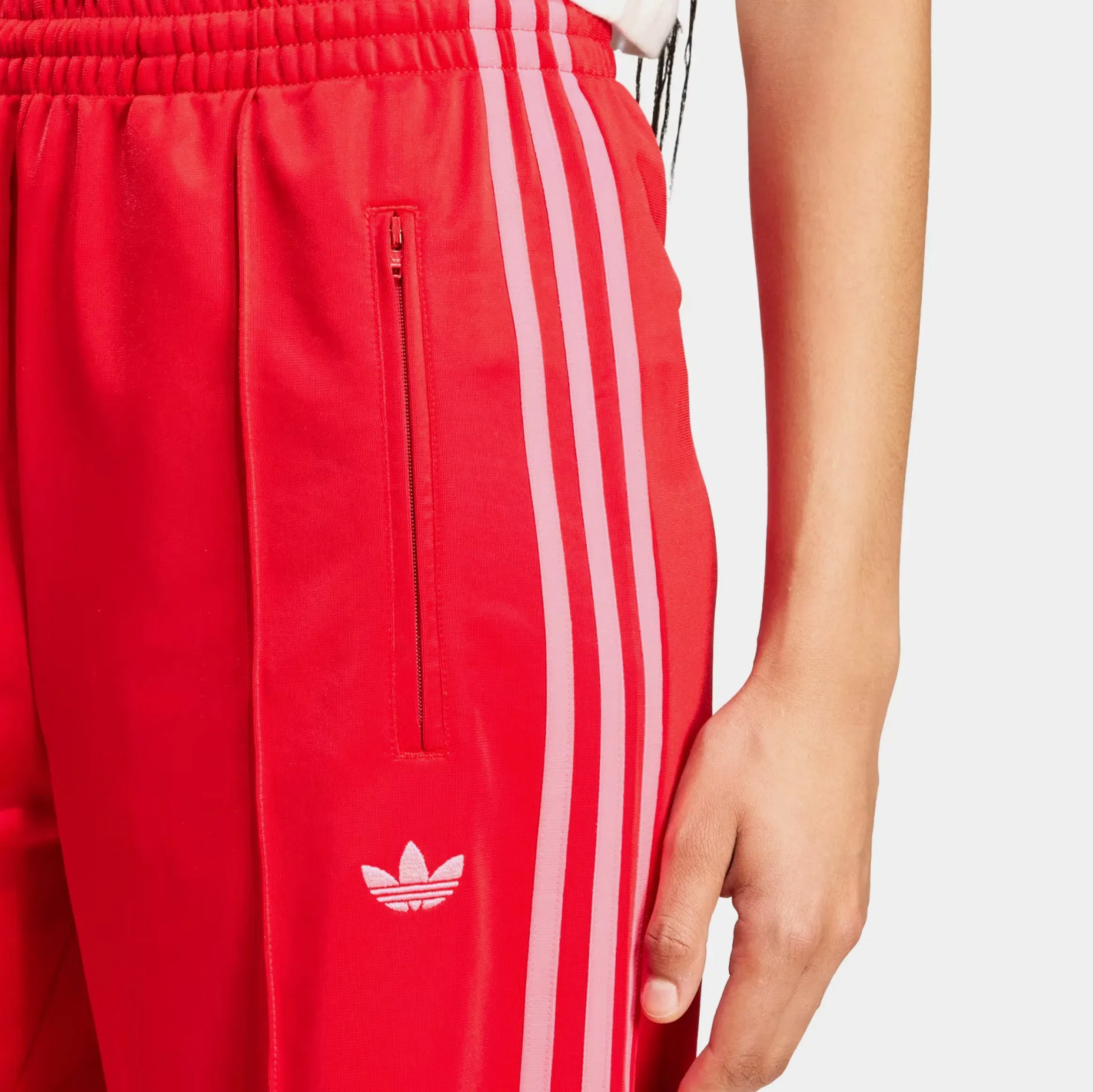 adidas Adicolor Classic Firebird Loose Track Womens Pants (Red/Pink)