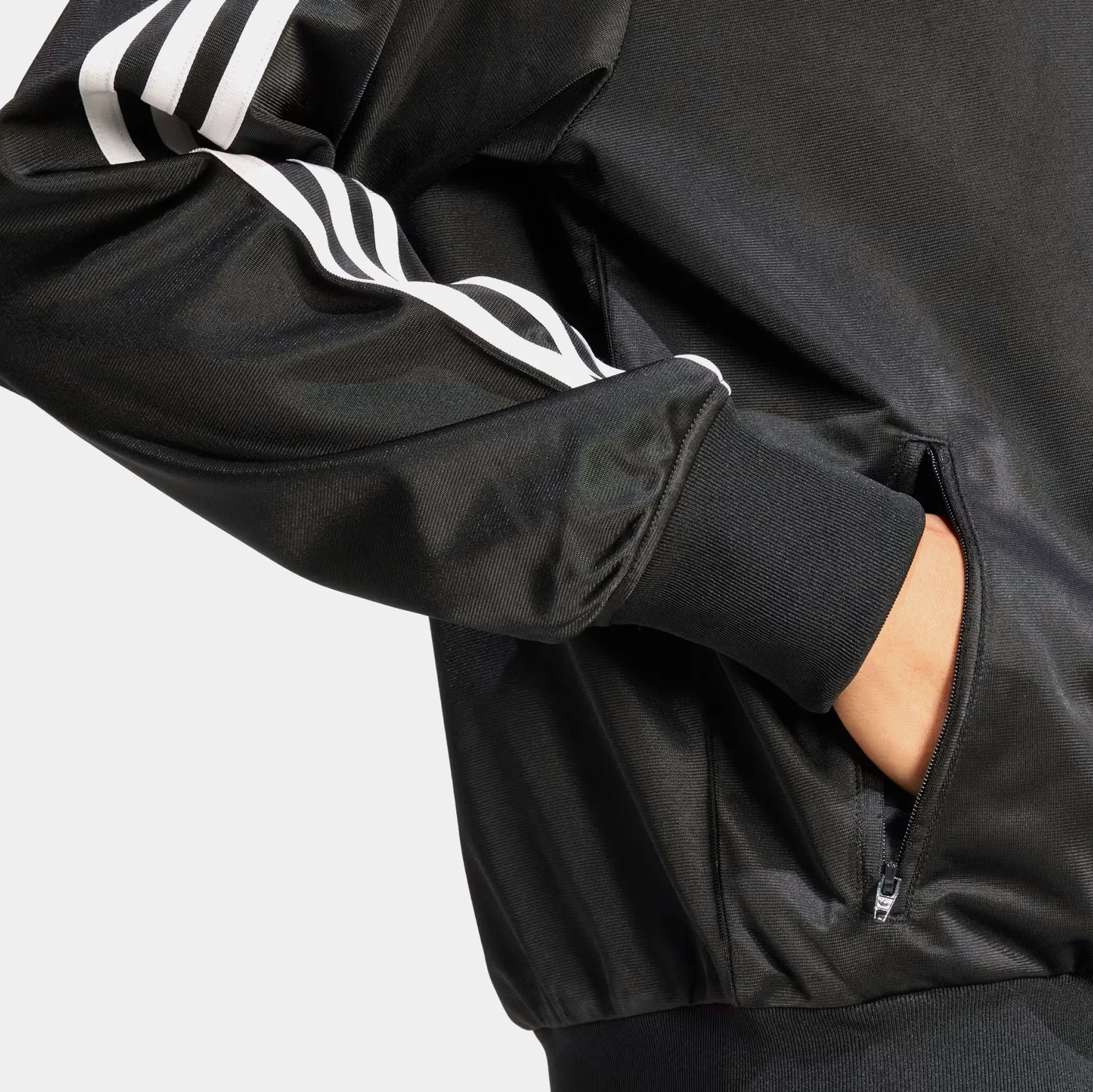 adidas Adicolor Classic Firebird Loose Track Womens Jacket (Black)