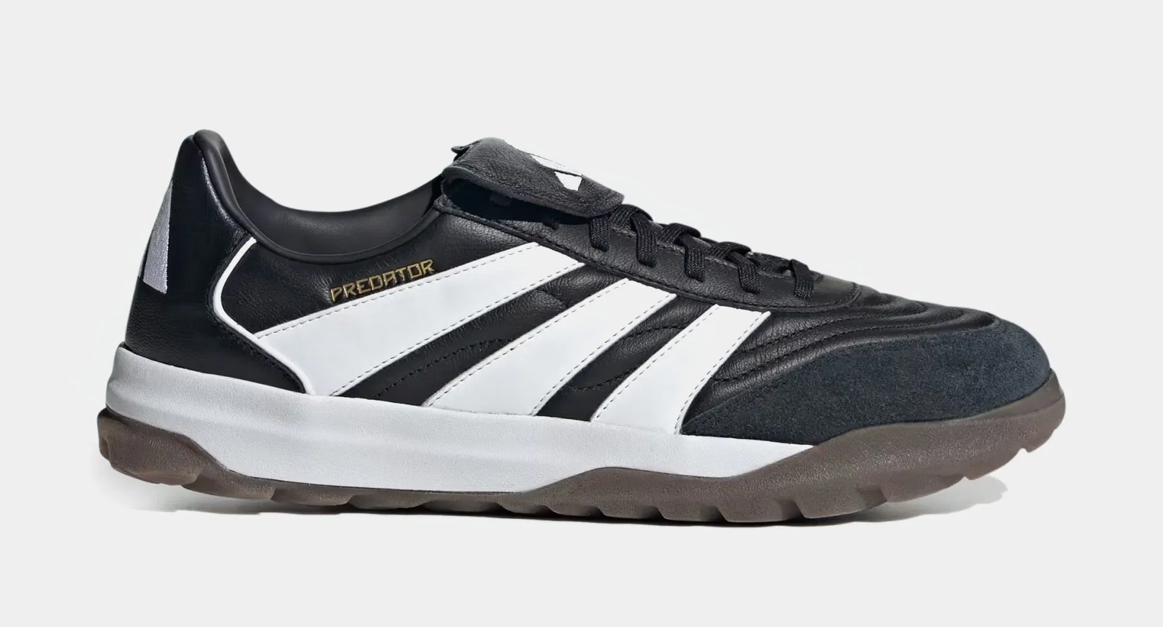 adidas Predator Trainer Mens Lifestyle Shoes (Core Black/Cloud White/Gold Metallic)