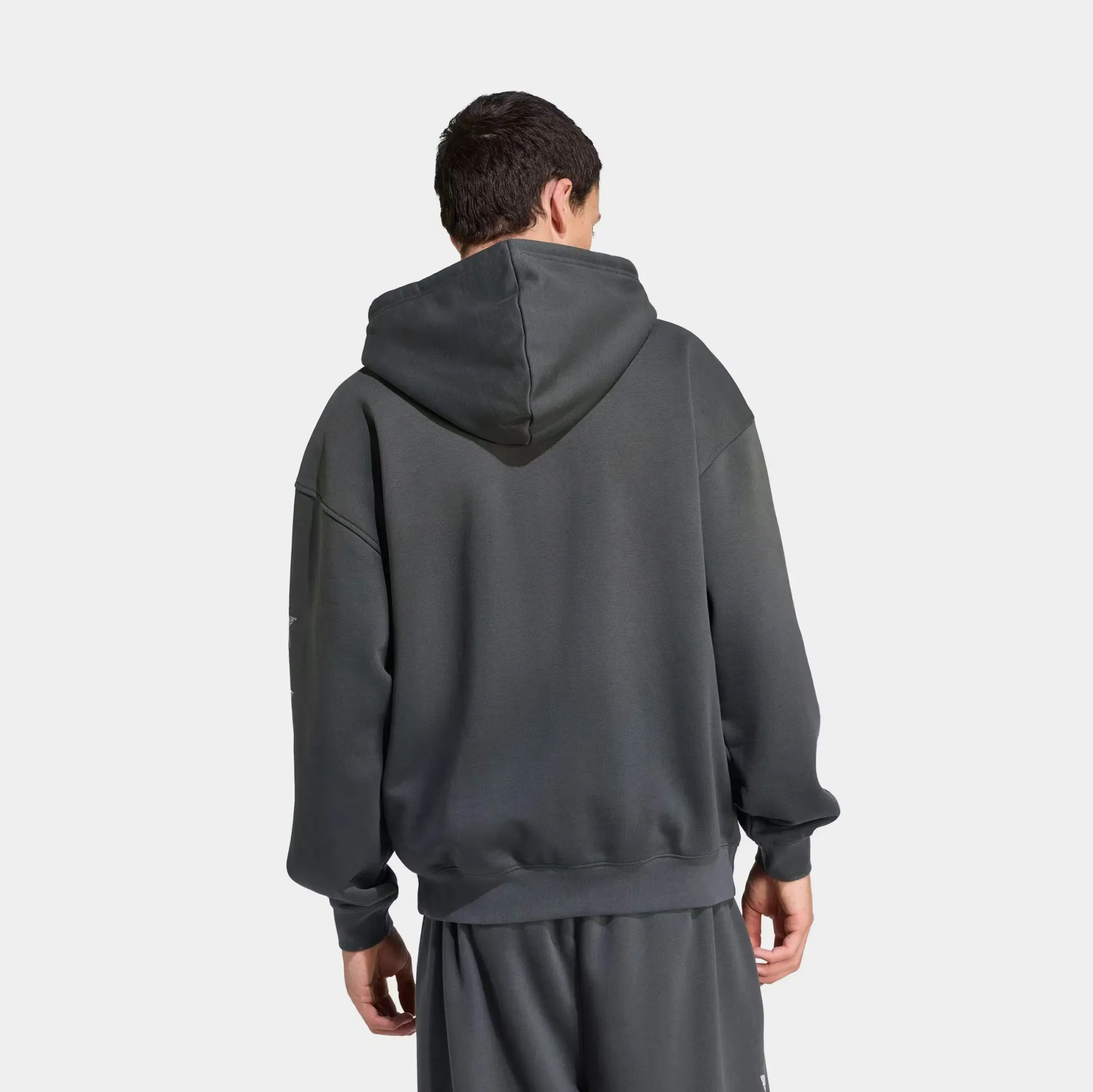adidas Originals Department Graphic Full Zip Mens Hoodie (Carbon)